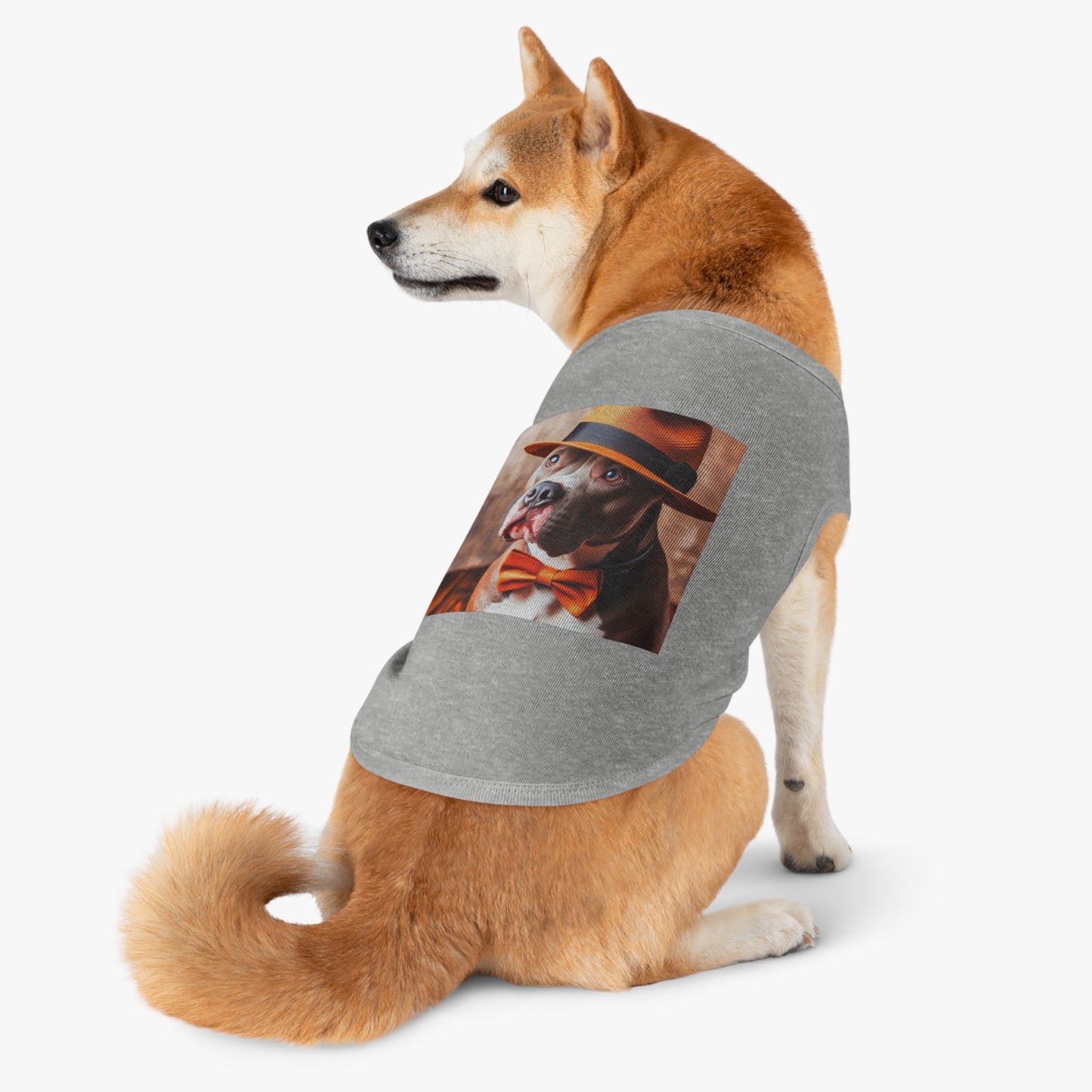 Pet Tank Top Pit Bull pretty boy Pets Printify