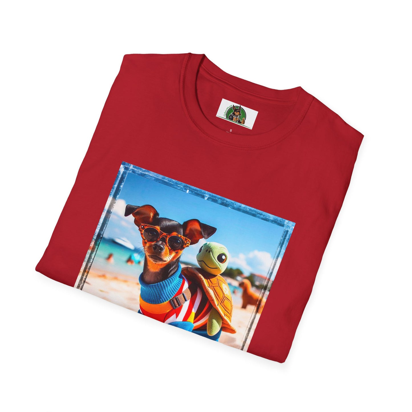 Min Pin T-Shirt beach day
