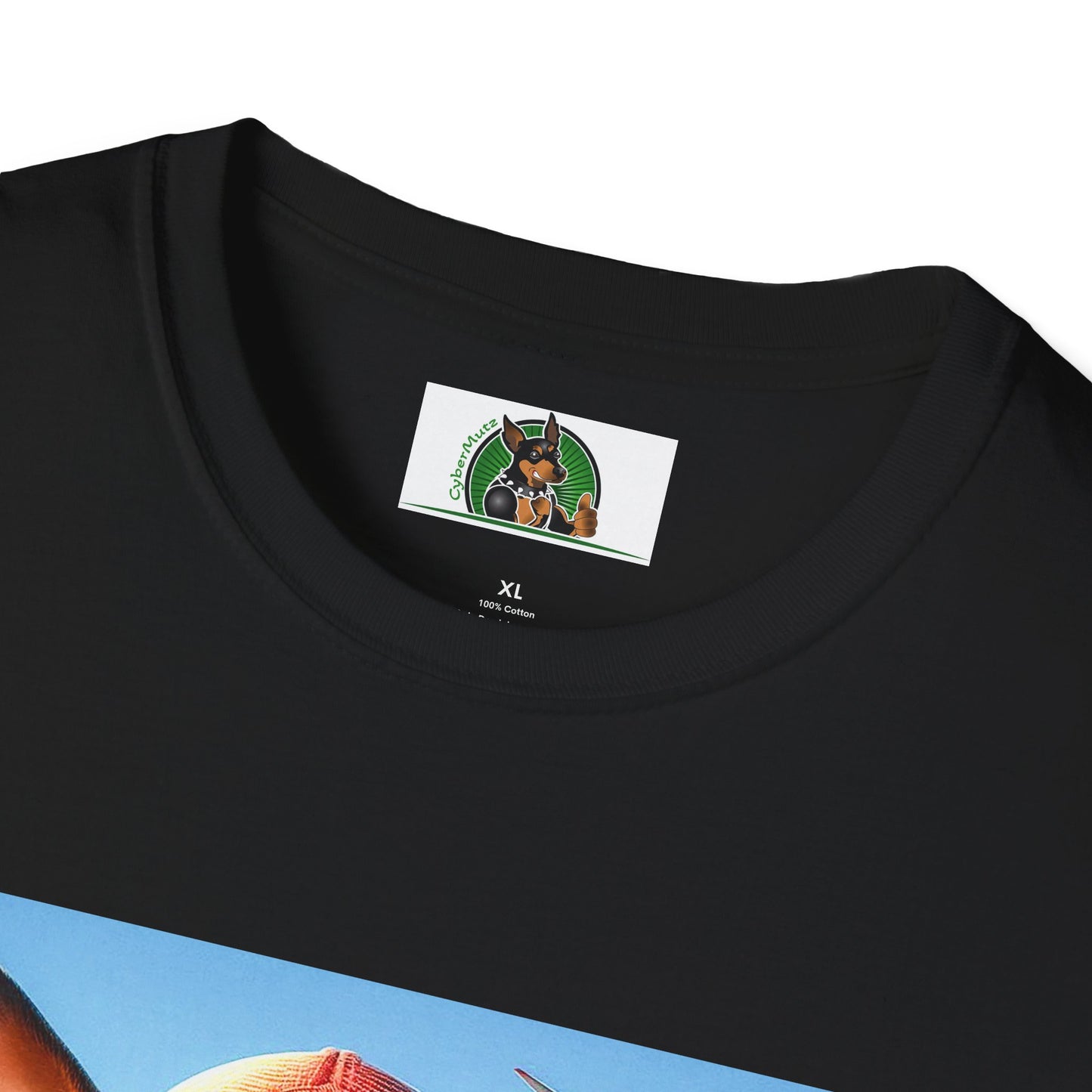 Min Pin T-Shirt tiny surfer T-Shirt Printify