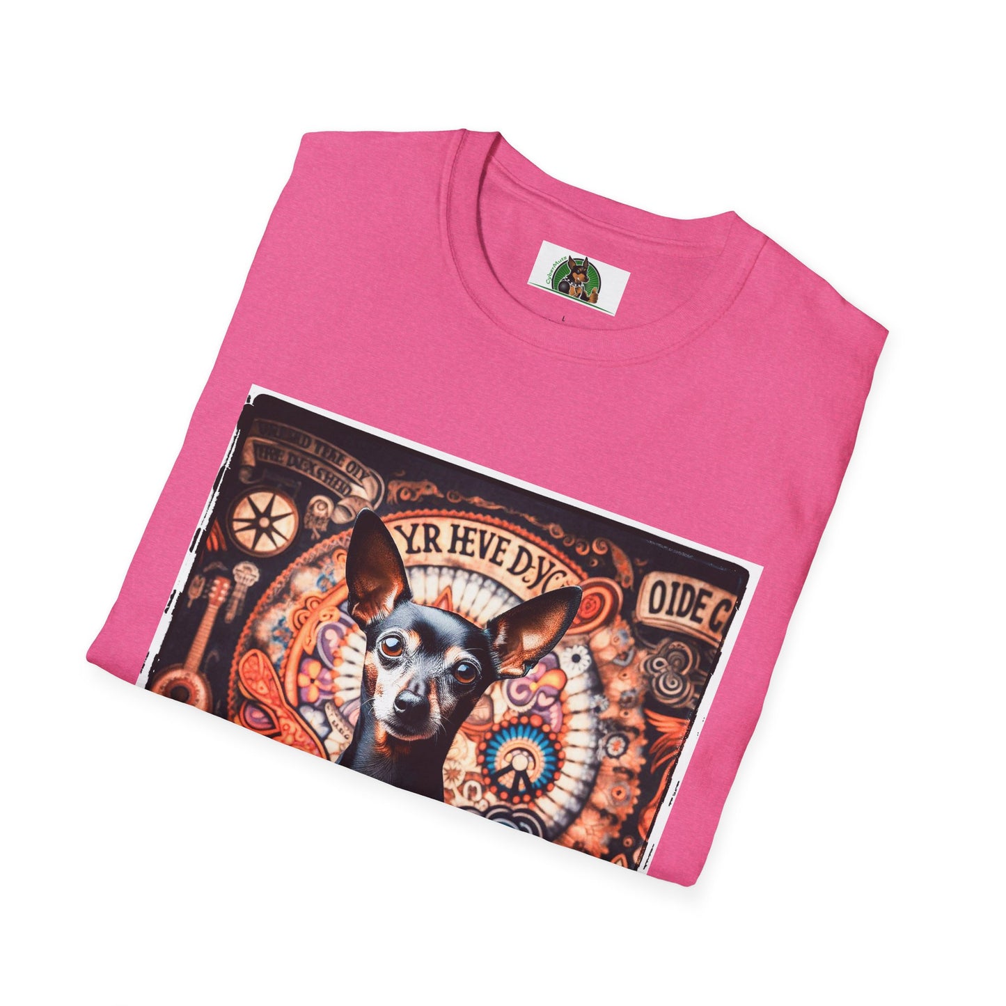 Min Pin T-Shirt hippie boy