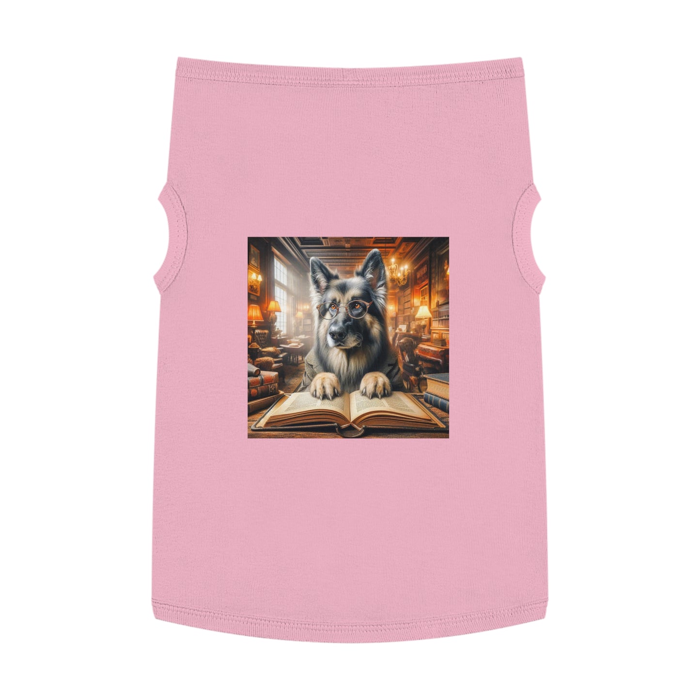 Pet Tank Top German Shepherd Pets Printify XL Pink