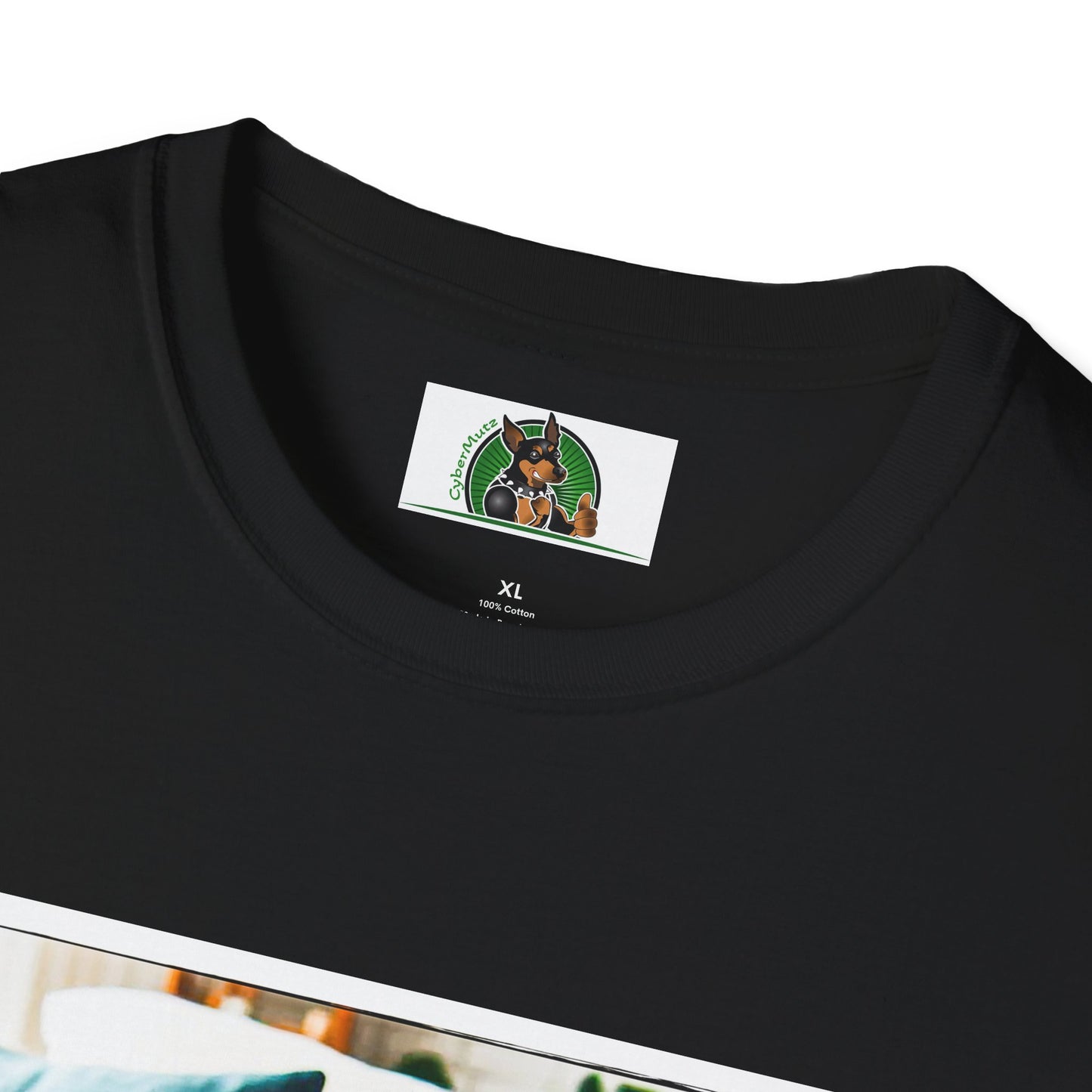 Basset Hound Sleeping In Comfy Blanket T-Shirt Printify