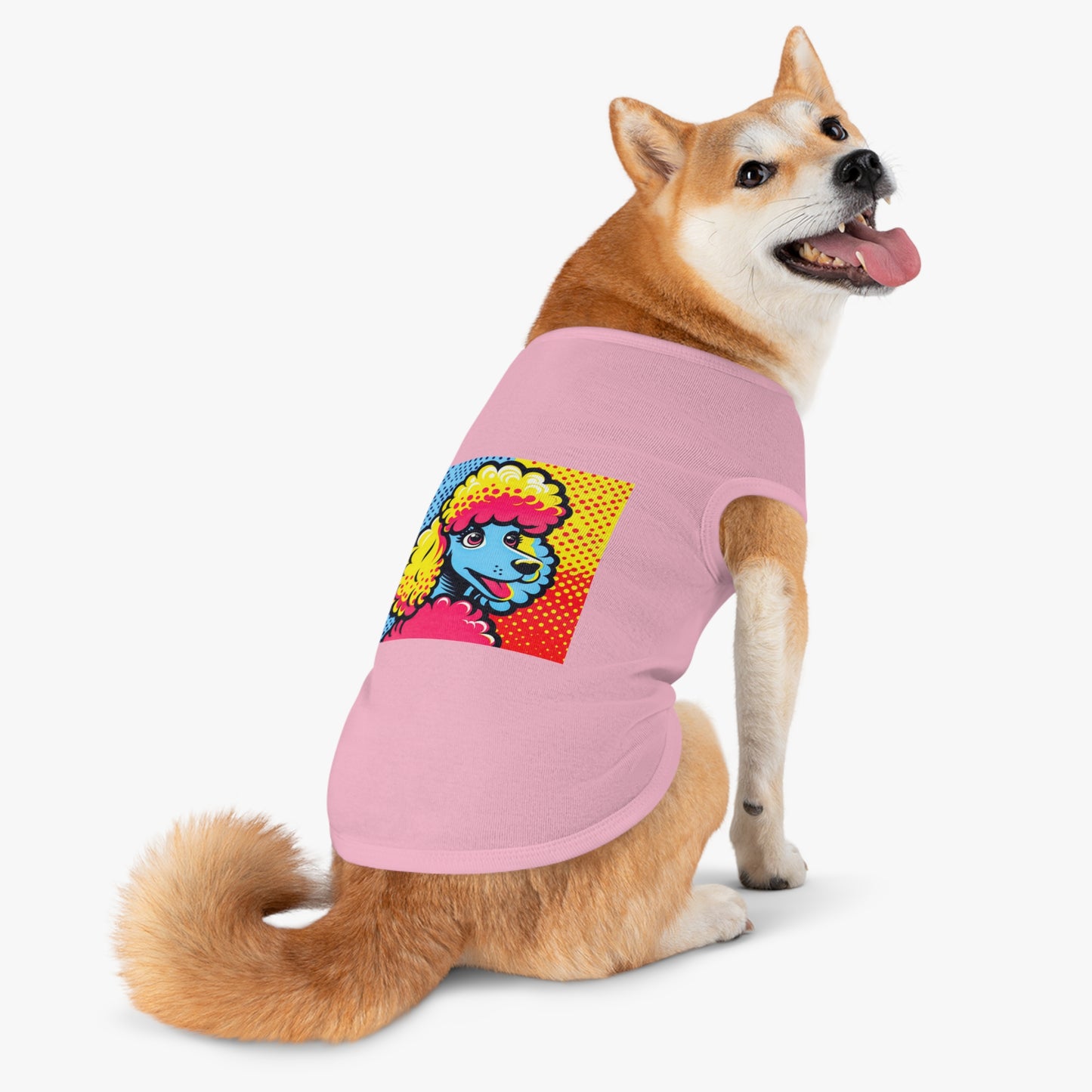 Pet Tank Top Poodle pretty colors