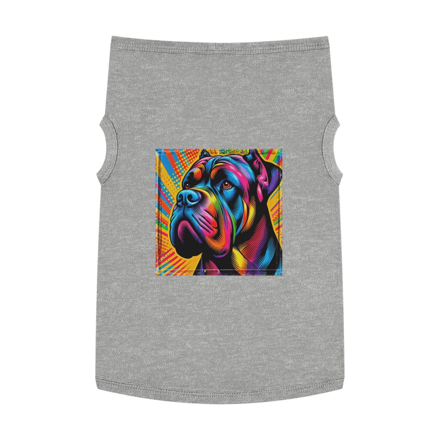 Pet Tank Top Cane Corso Pop Art Pets Printify XL Heather