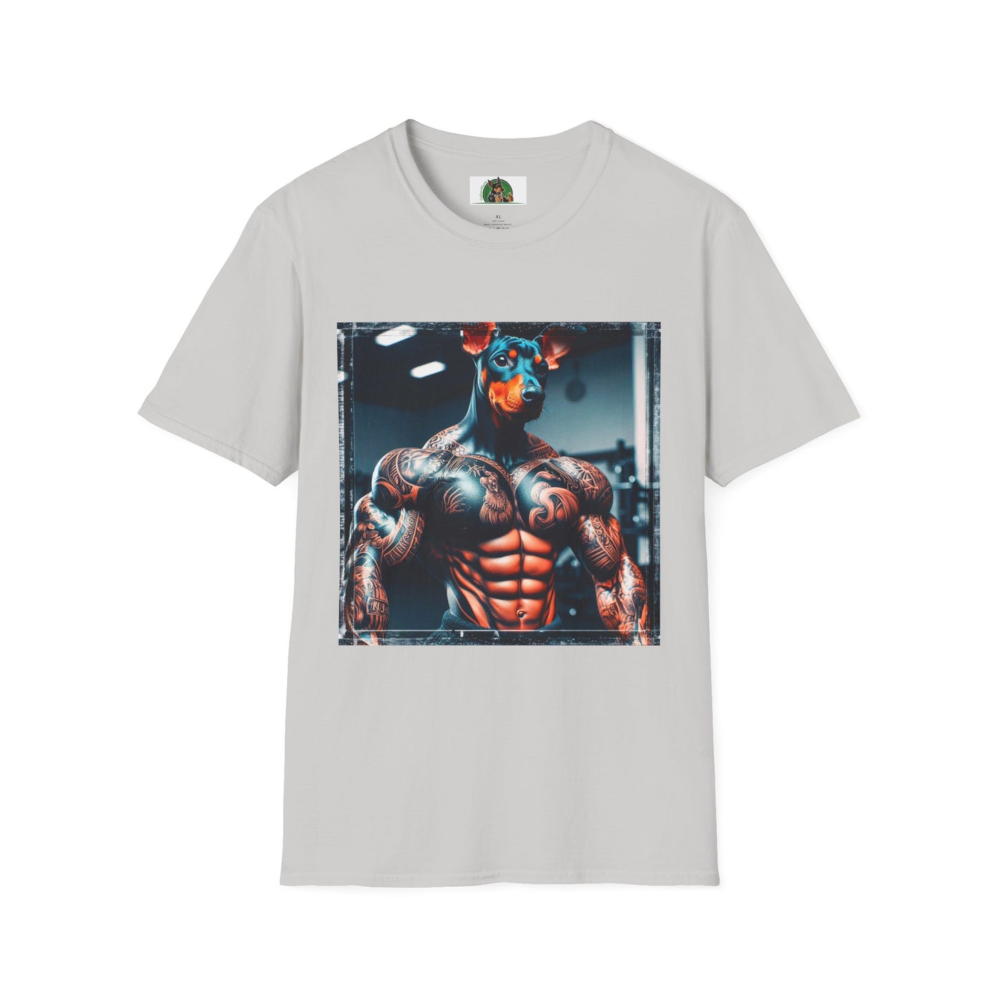 Min Pin T-Shirt personal trainer T-Shirt Printify S Ice Grey