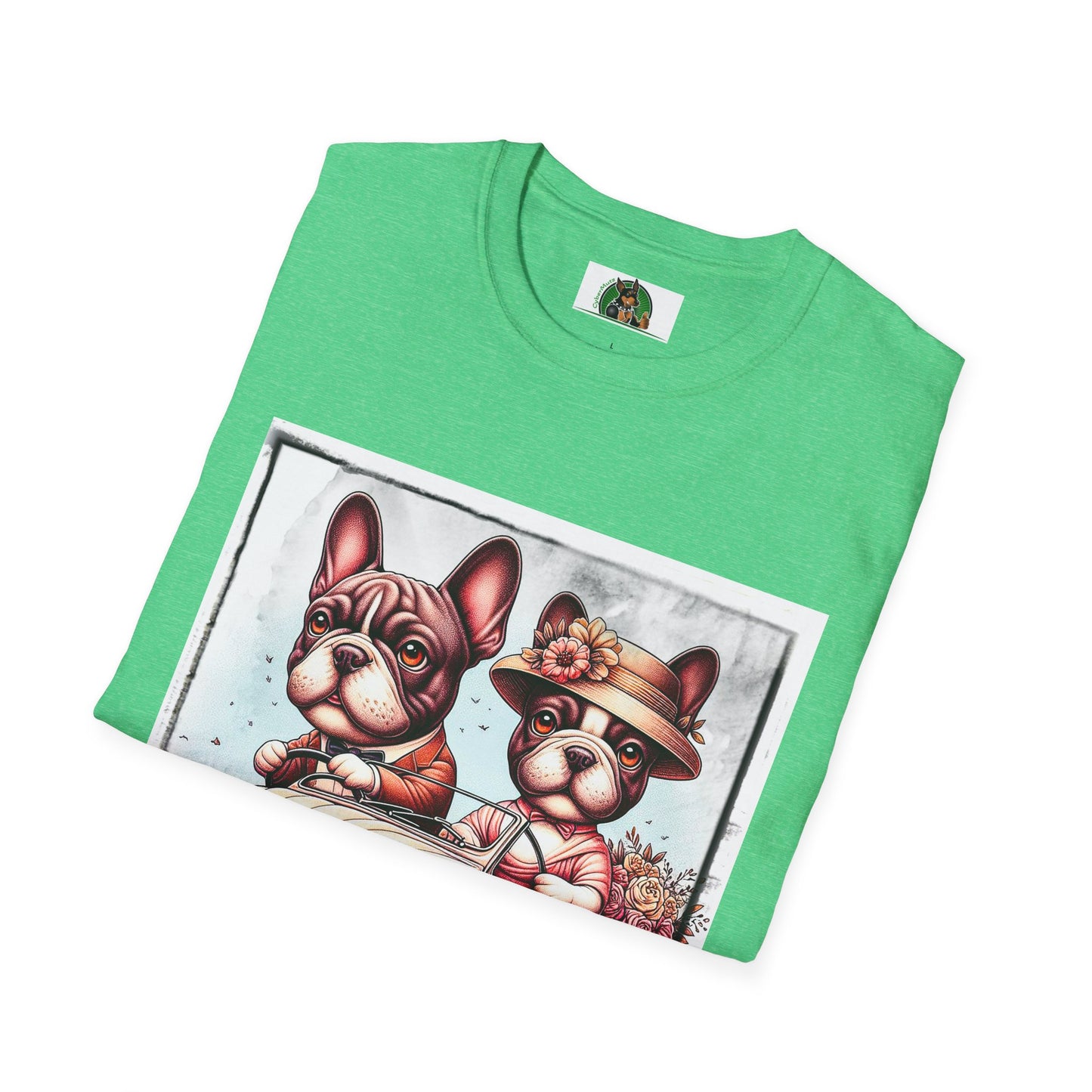 Wacky French Bulldog T-Shirt Printify