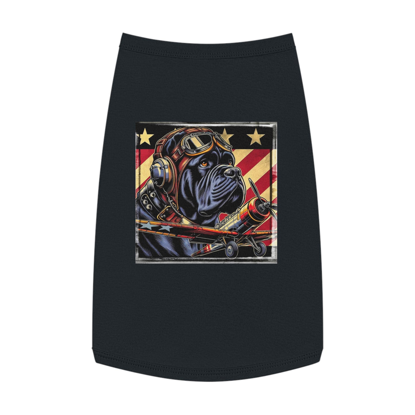Pet Tank Top Cane Corso Pilot Pets Printify
