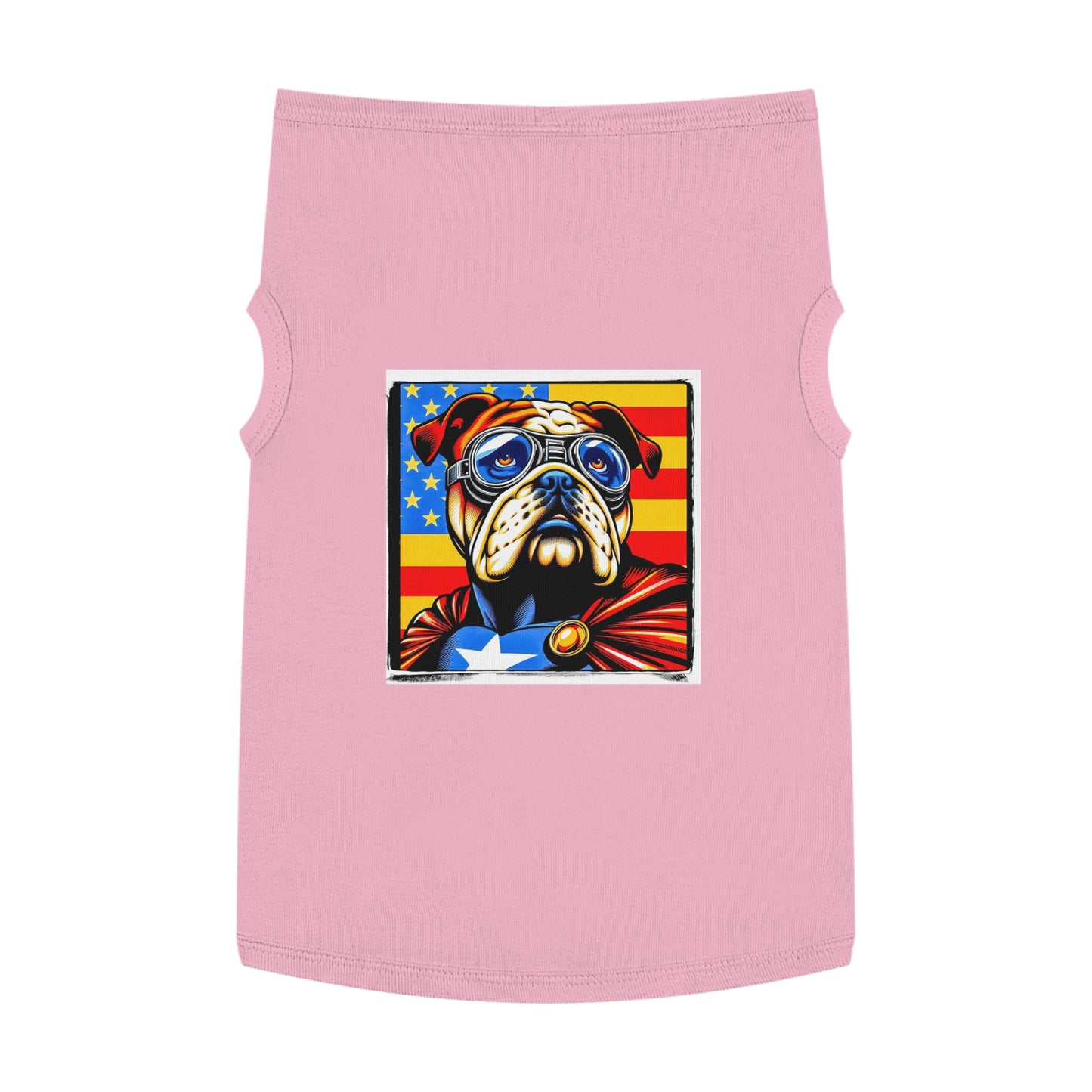 Pet Tank Top Bulldog American dream t shirt Pets Printify XL Pink