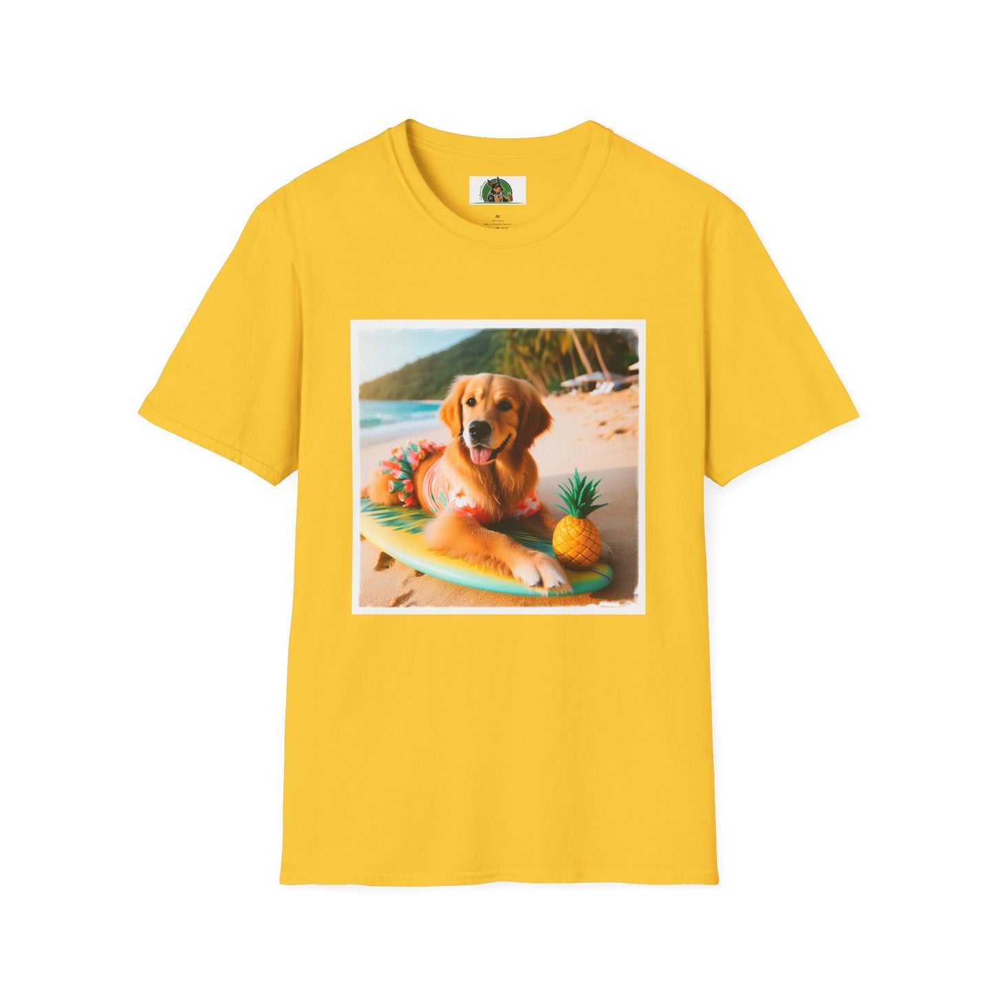 Golden Retriever swim day shirt T-Shirt Printify S Daisy