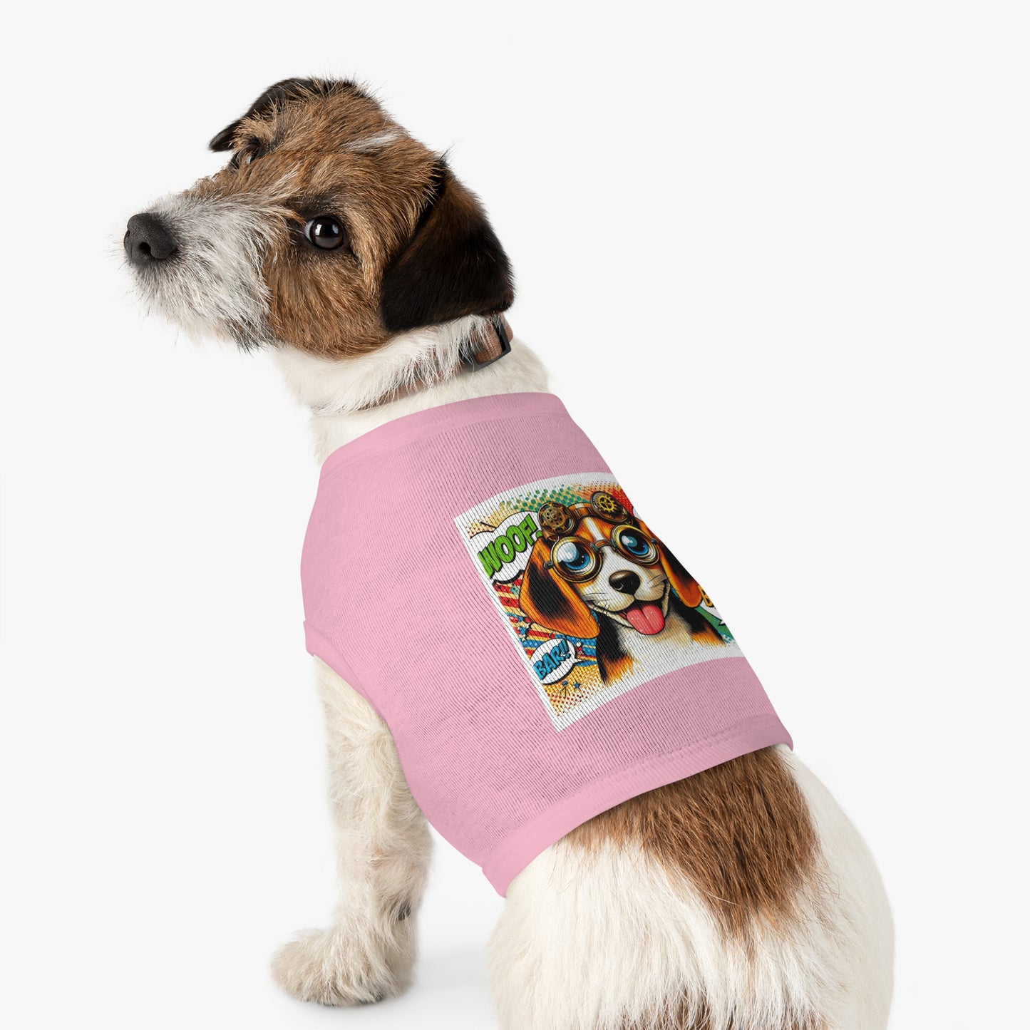Pet Tank Top Wacky Beagle Pop Art Dog Pets Printify