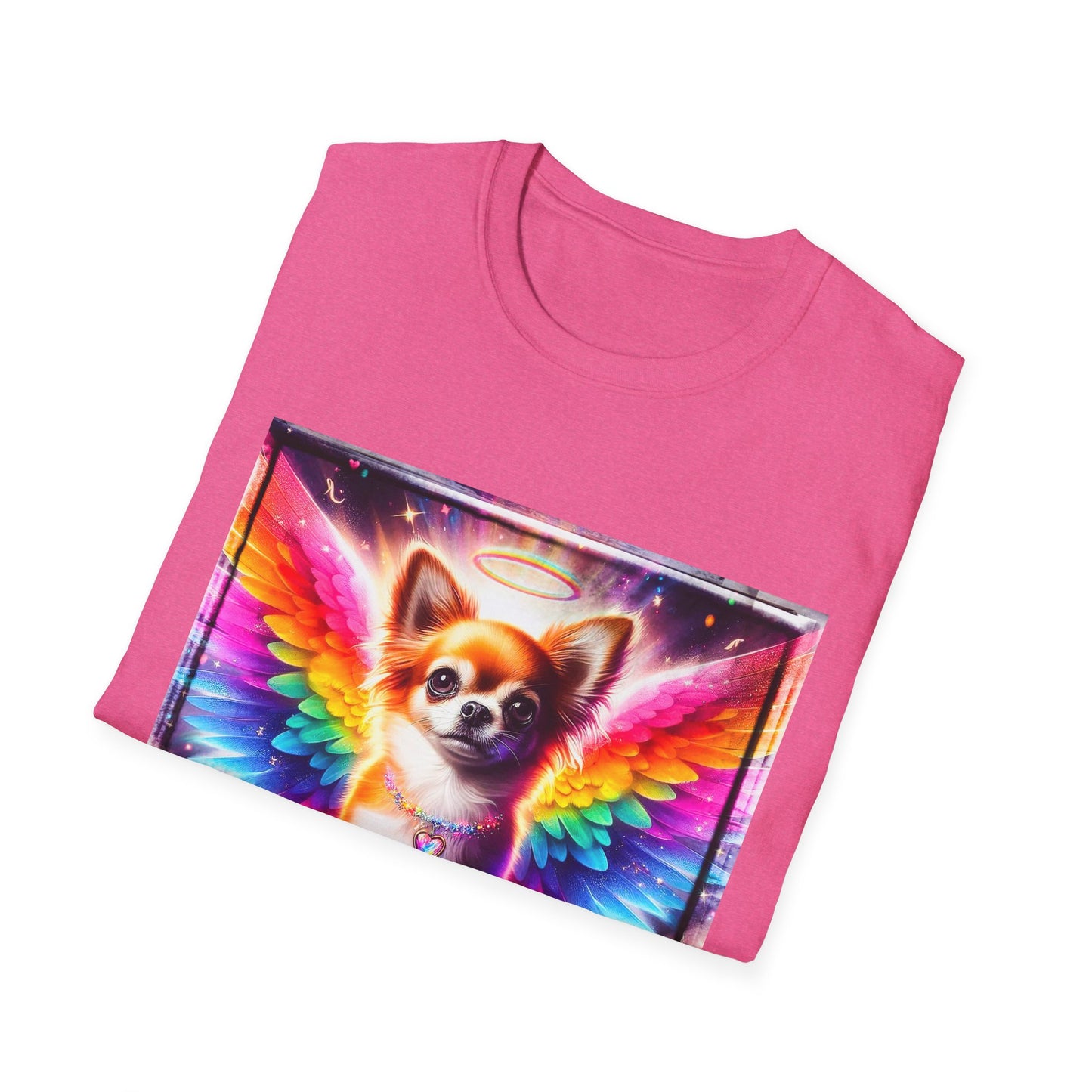Chihuahua colorful angel t shirt