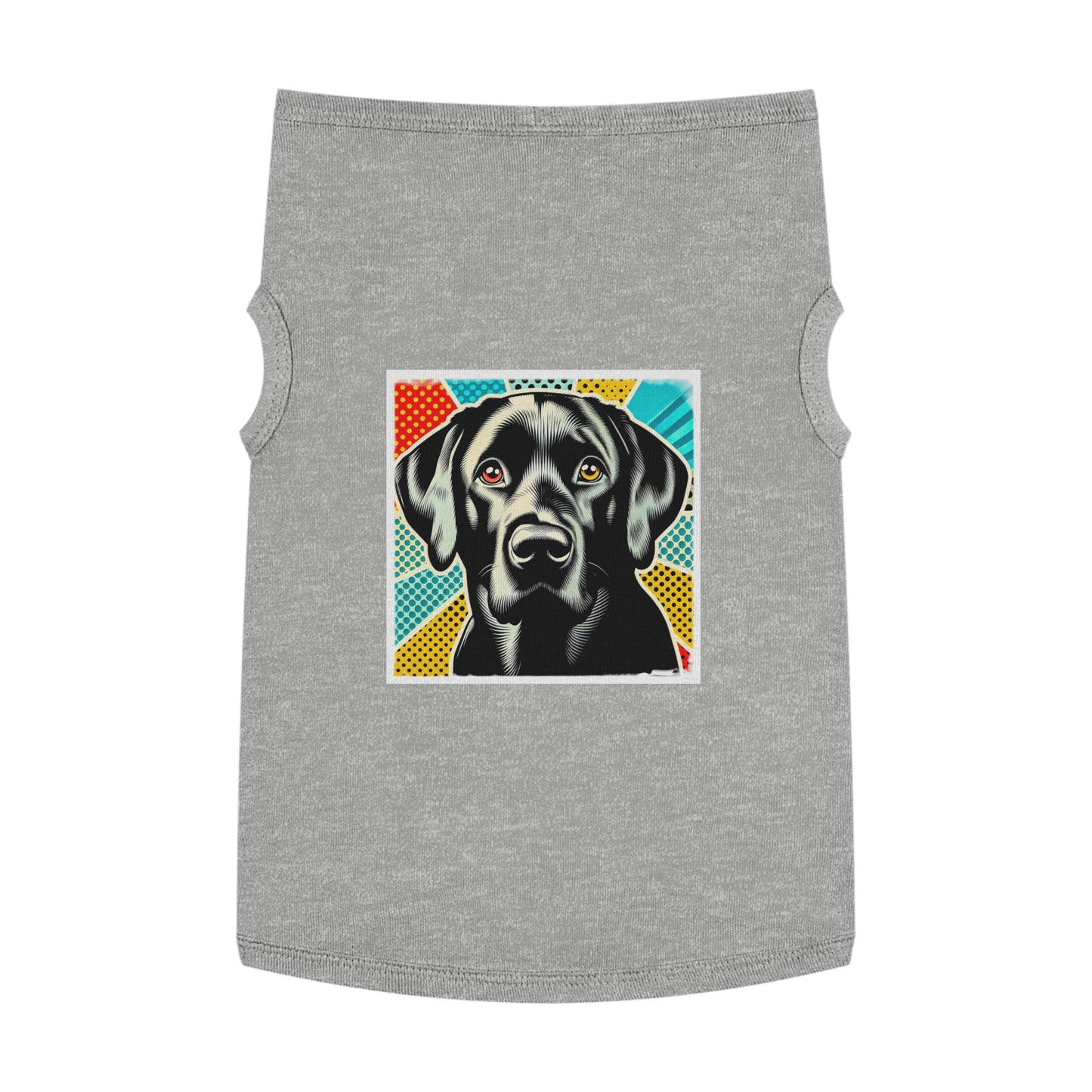 Labrador Retriever colorful comic shirt Pets Printify XL Heather