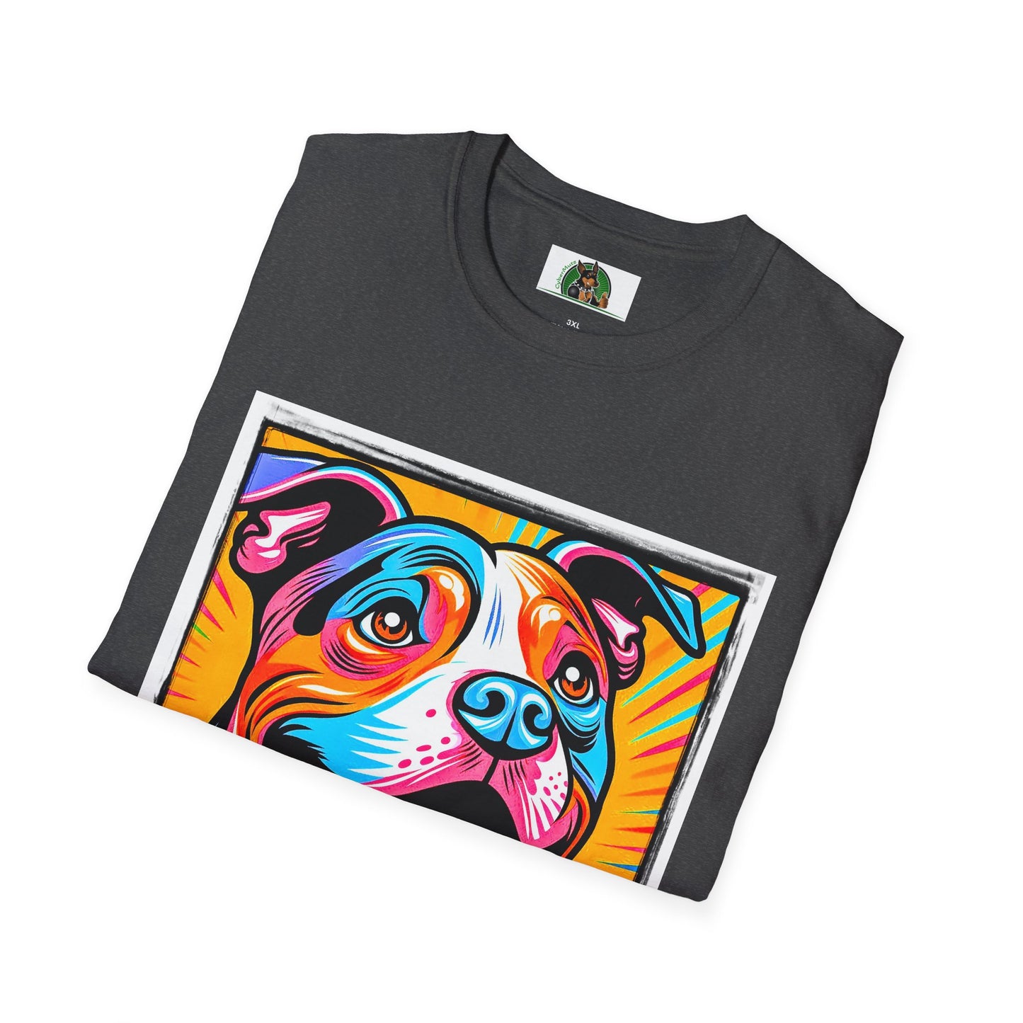 Pit Bull pretty colors shirt T-Shirt Printify