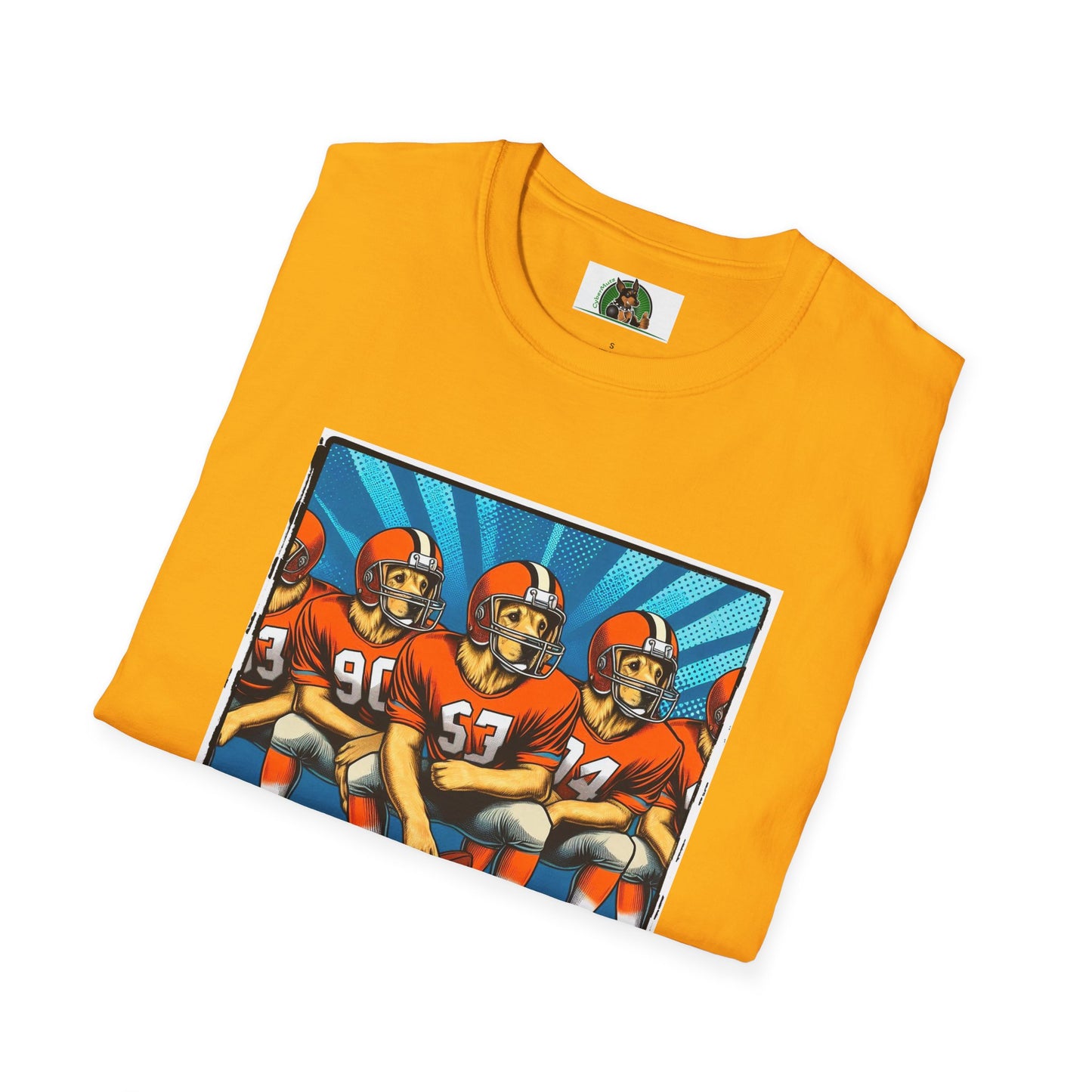 Golden Retriever football sports team shirt