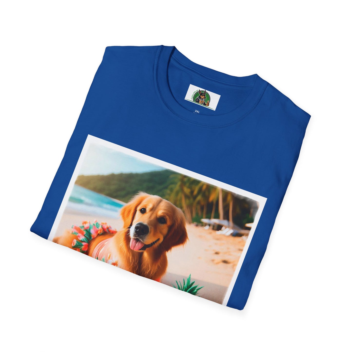 Golden Retriever swim day shirt T-Shirt Printify