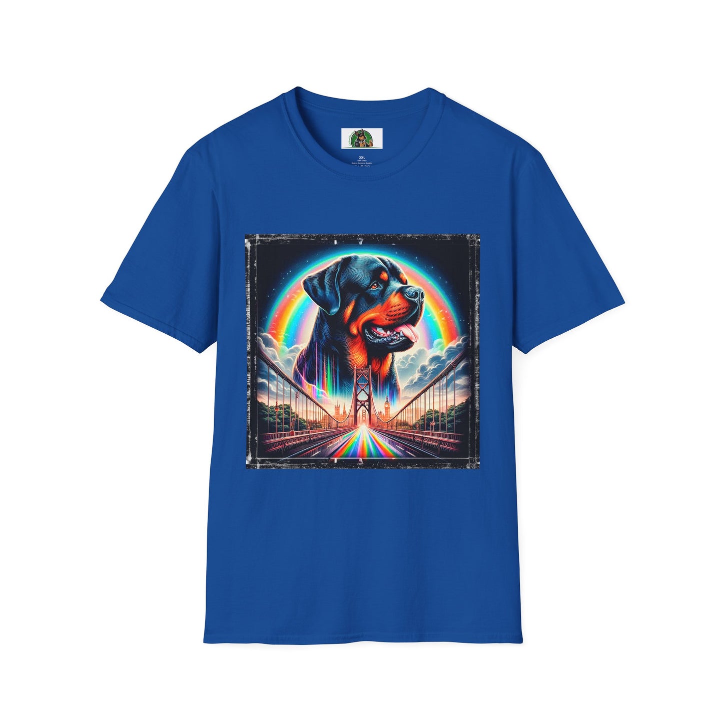 Rottweiler colorful rainbow T-Shirt Printify XS Royal
