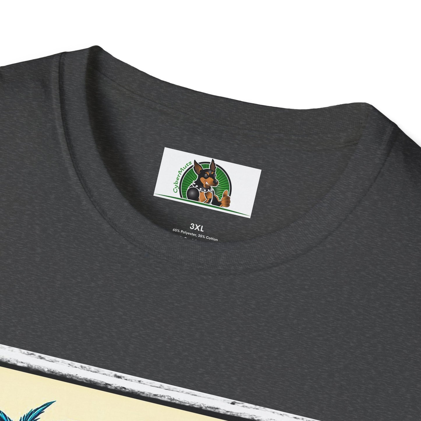 Bulldog Palm Springs t shirt T-Shirt Printify