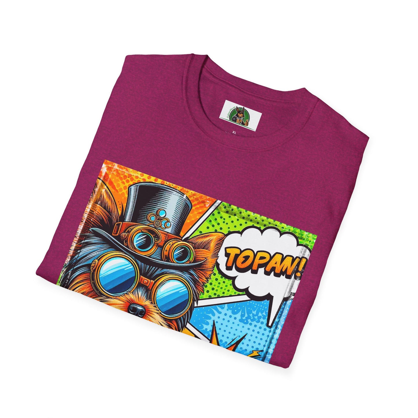 Yorkie pop art shirt