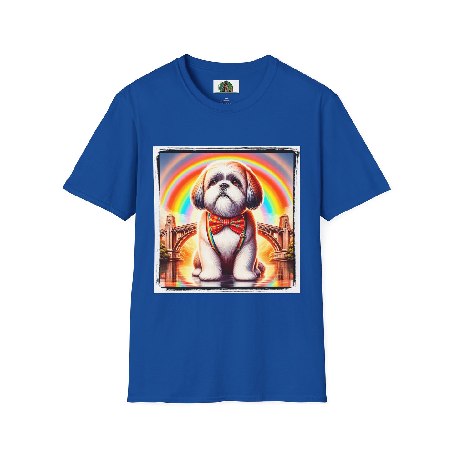 Shih Tzu rainbow shirt. T-Shirt Printify XS Royal