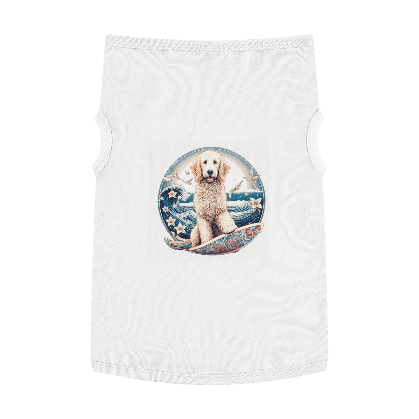 Pet Tank Golden Doodle Pets Printify XL White