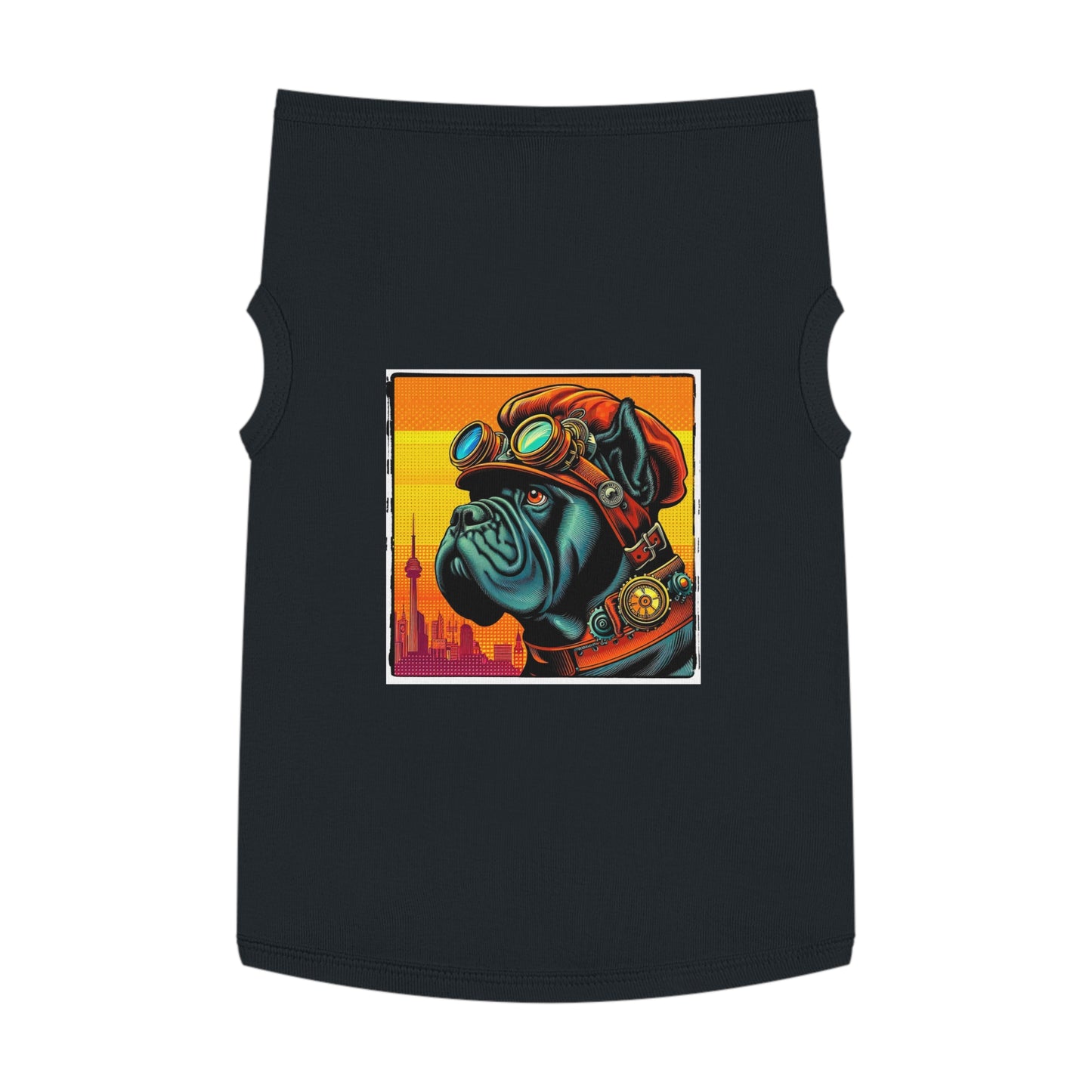 Pet Tank Top Cane Corso Steampunk Pets Printify XL Black