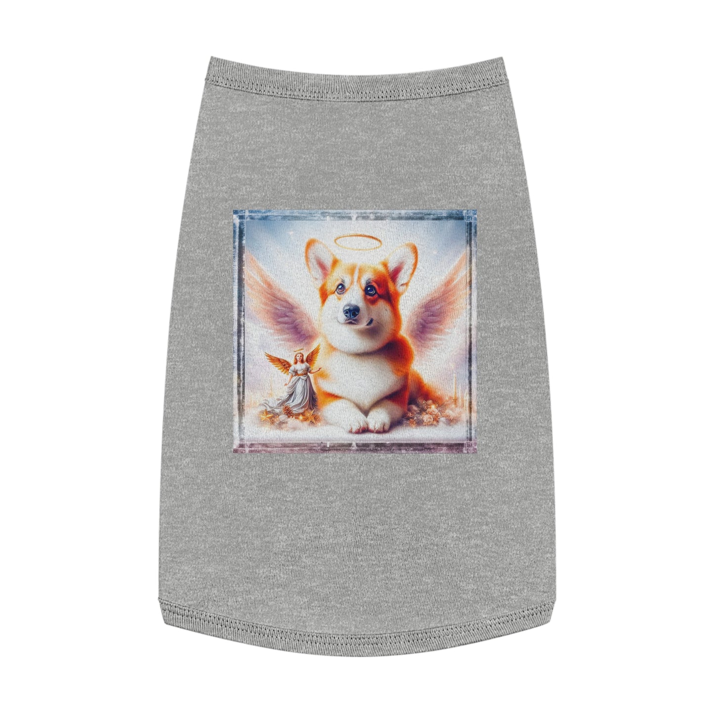 Pembroke Welsh corgi pretty Angel Pets Printify L Heather