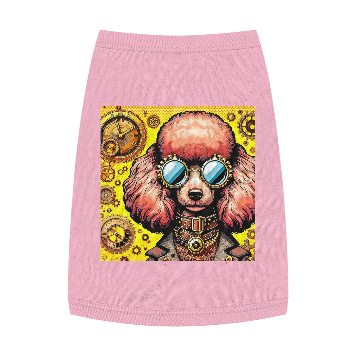 Pet Tank Top Poodle Pets Printify M Pink