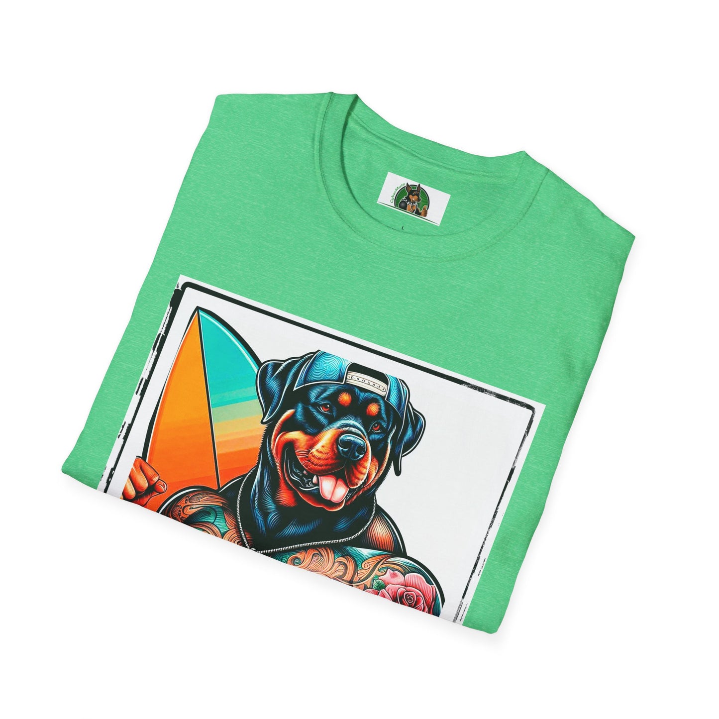 Rottweiler beach hotter shirt