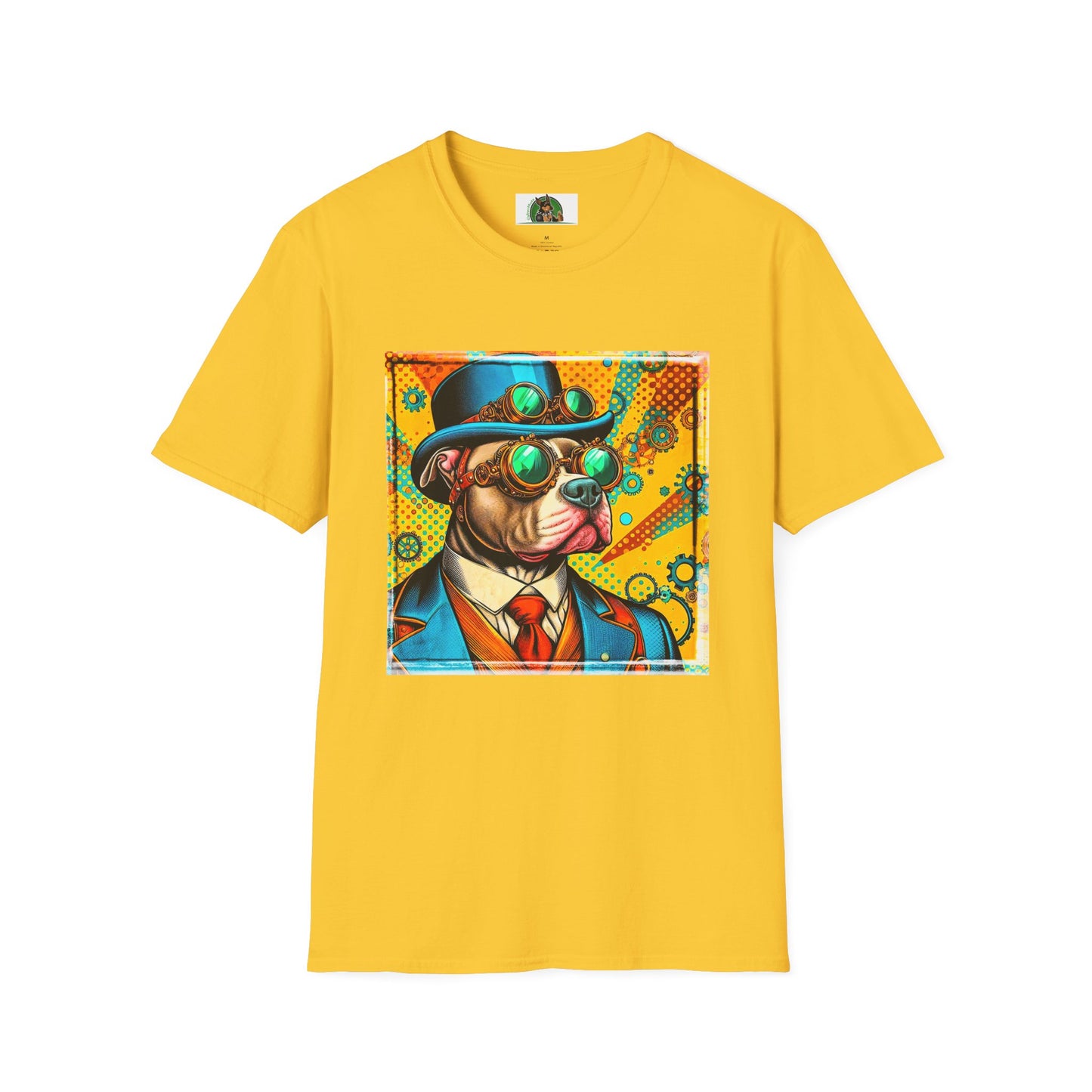 Pit Bull steam punk shirt T-Shirt Printify S Daisy