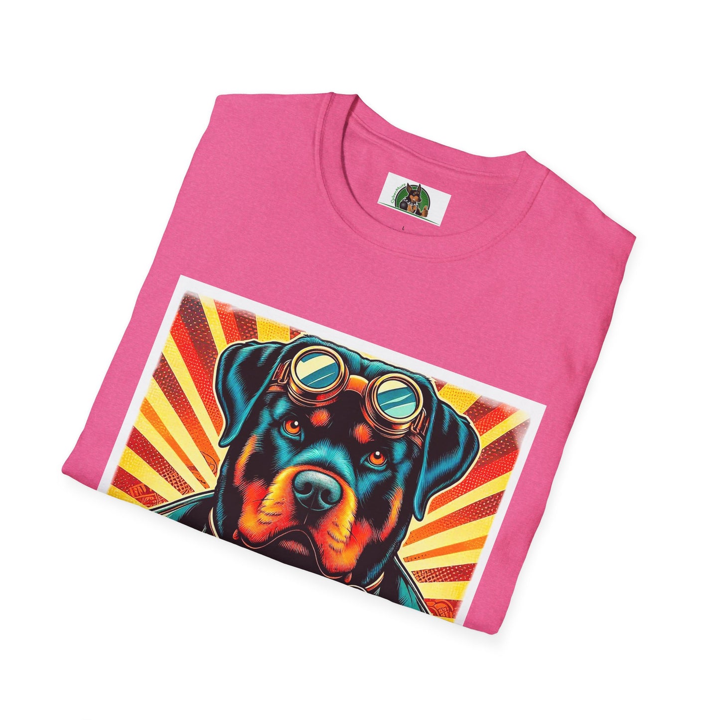 Rottweiler striped steam punk