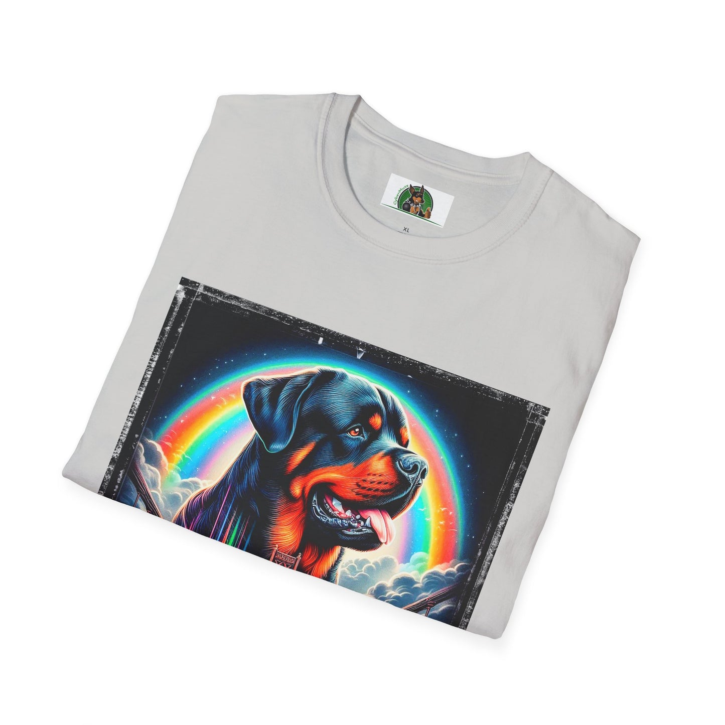 Rottweiler colorful rainbow