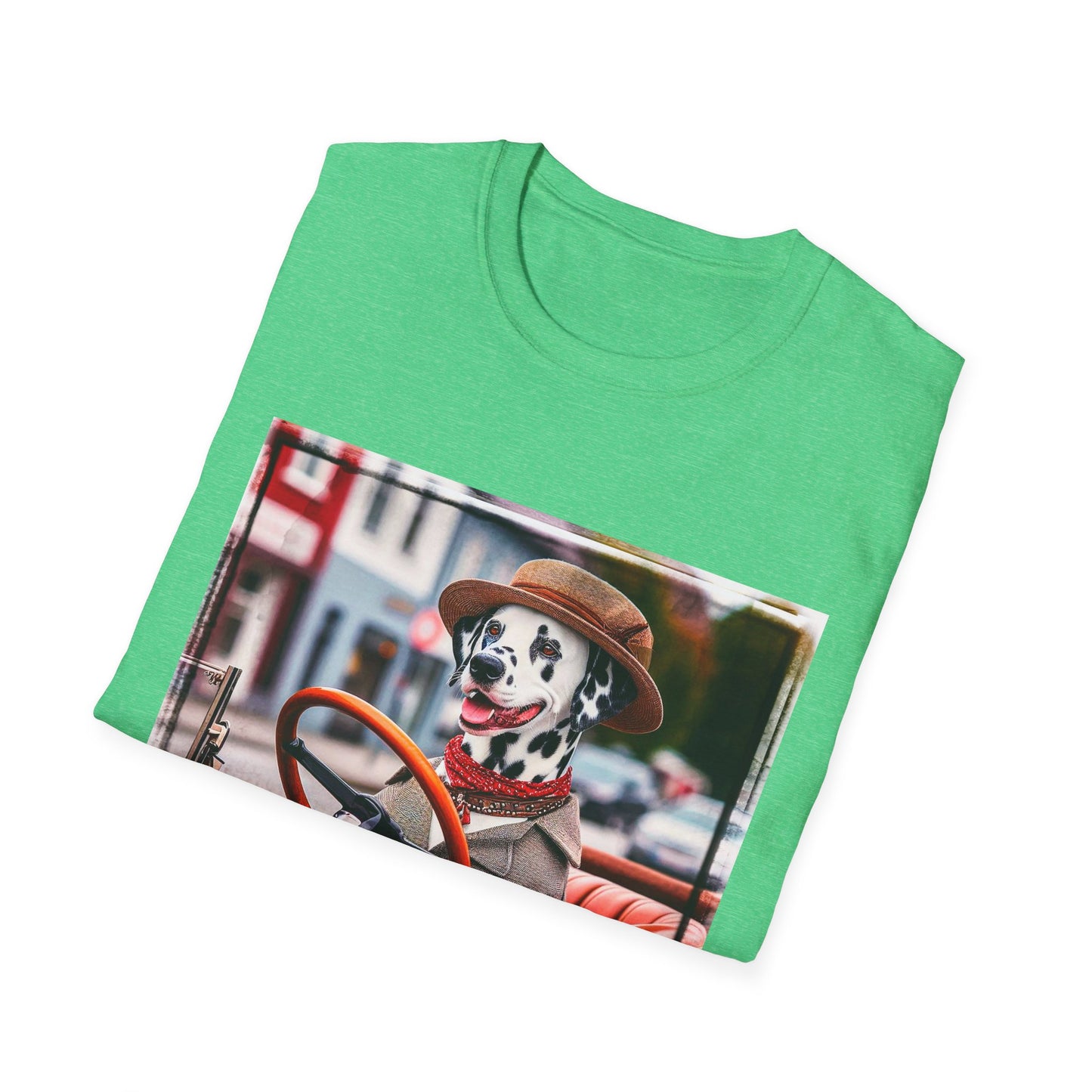 Dalmatian driving and cruising t shirt