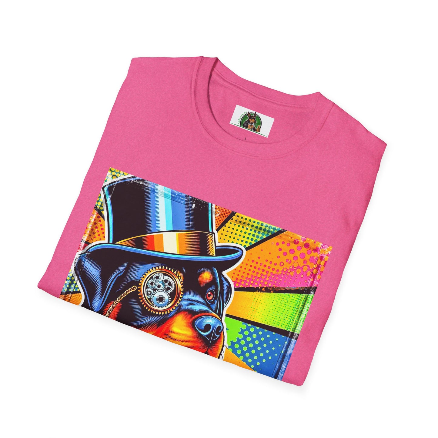 Rottweiler colorful steampunk