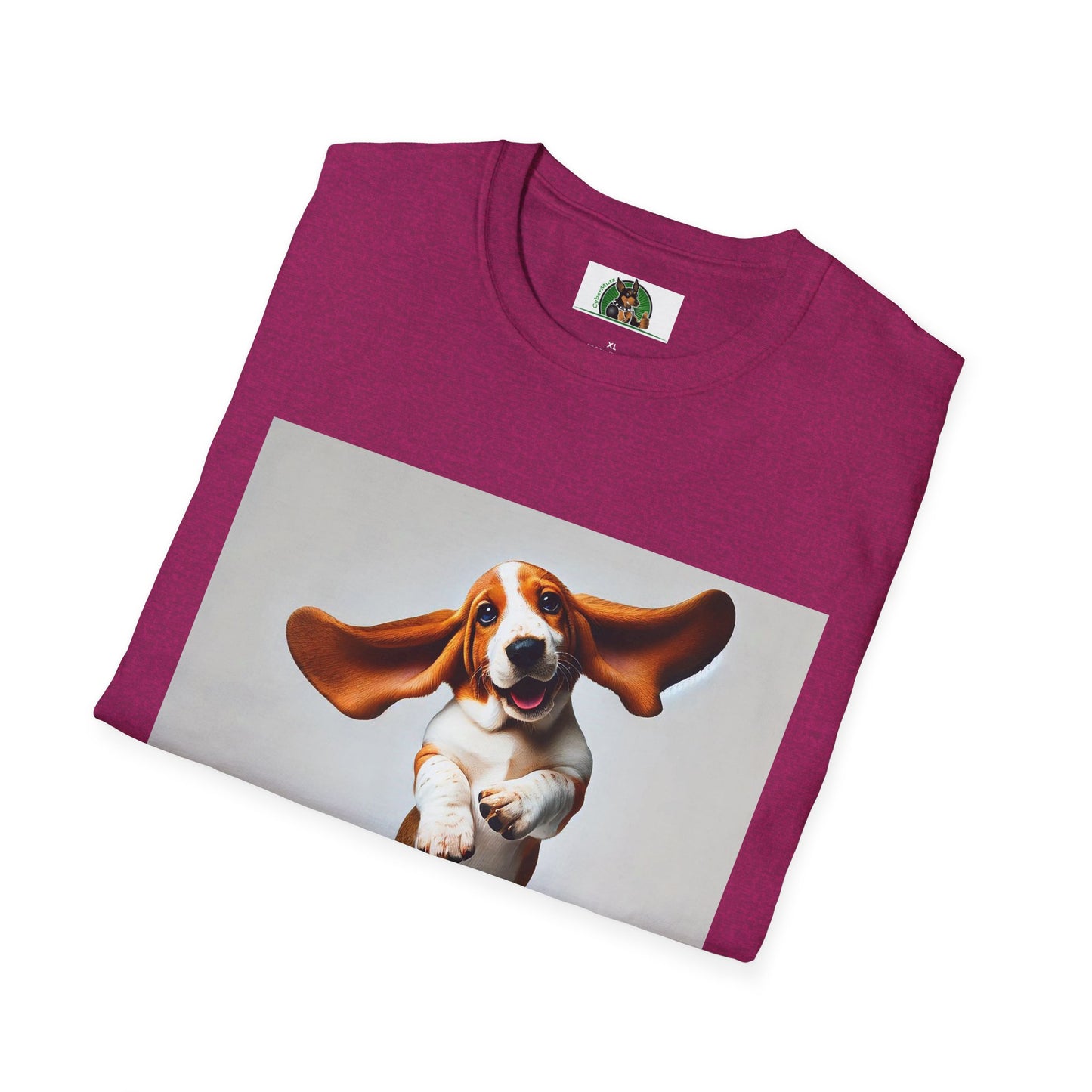 Bassett Hound T-Shirt - Dancing Dog Design