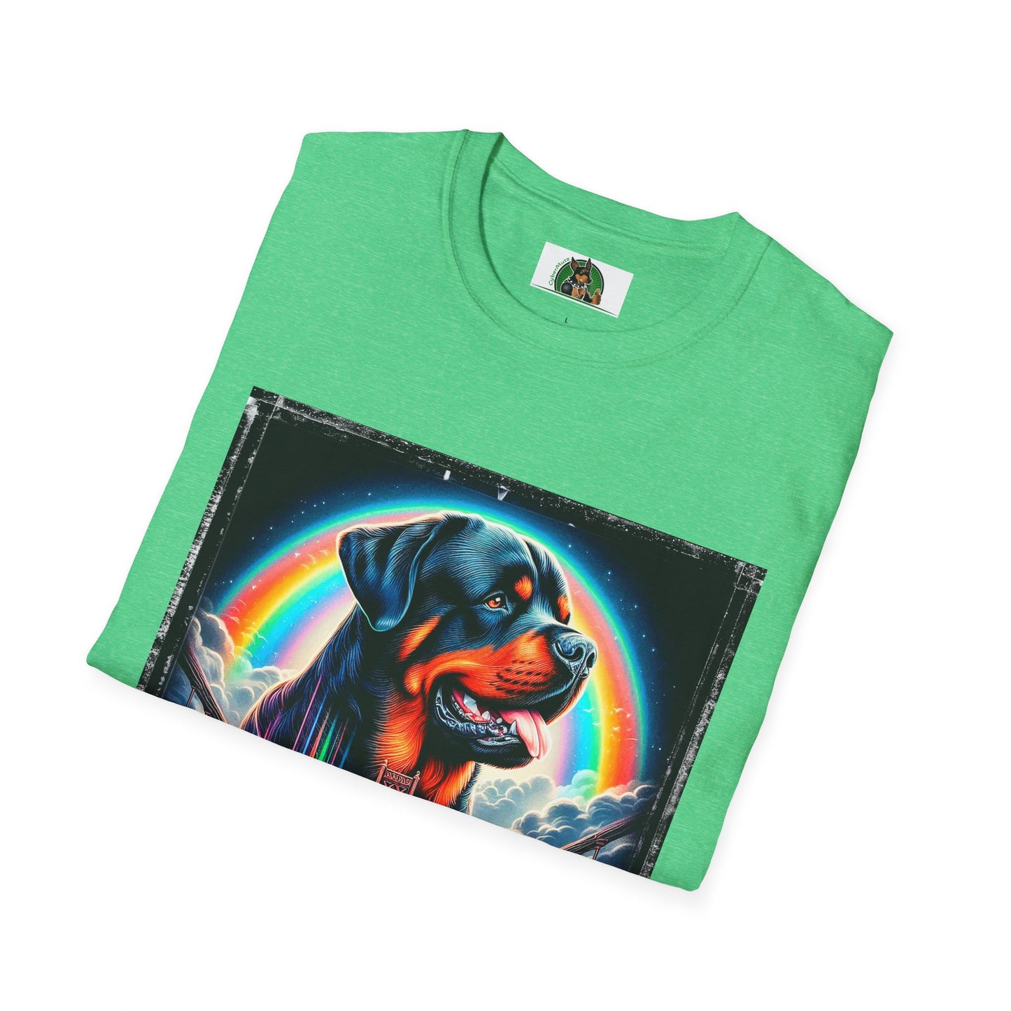 Rottweiler colorful rainbow