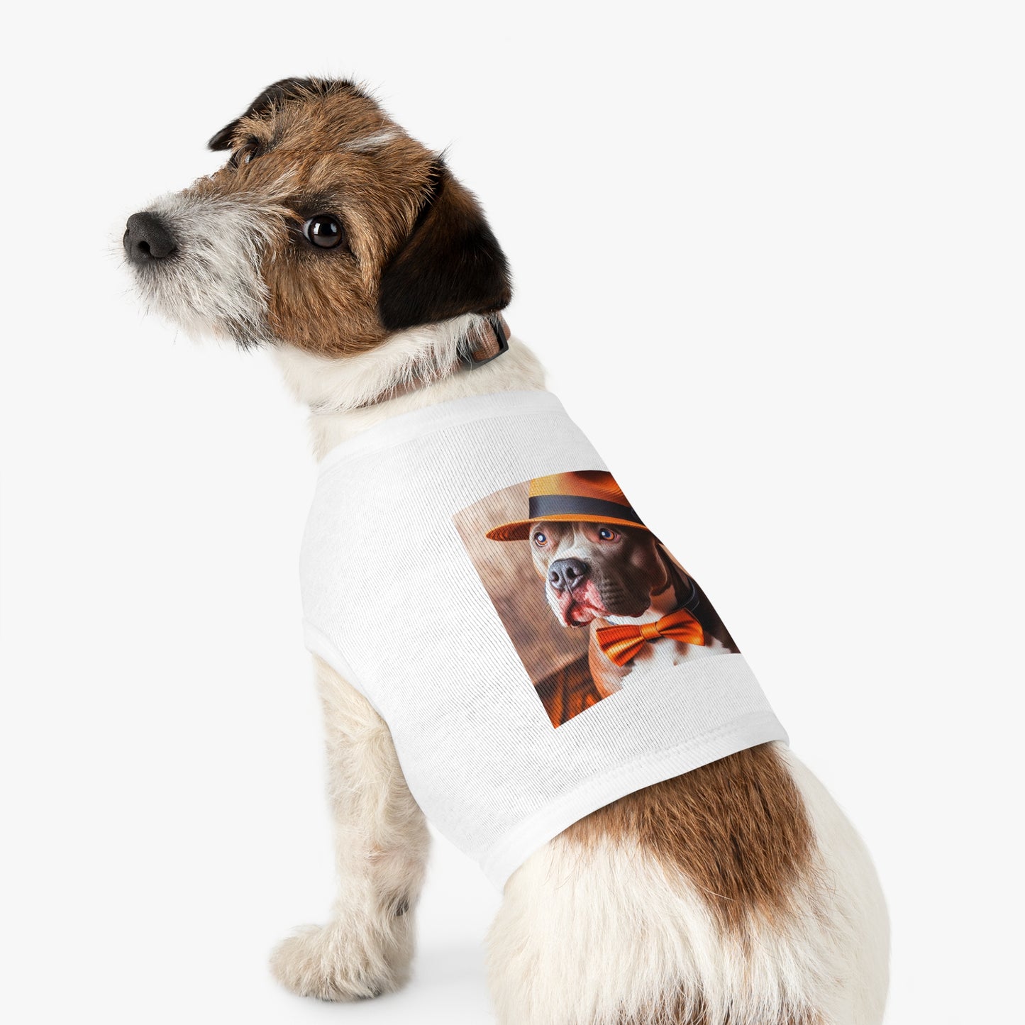 Pet Tank Top Pit Bull pretty boy Pets Printify