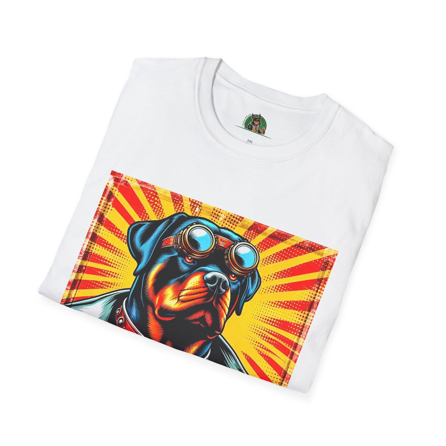 Rottweiler tough steam punk T-Shirt Printify