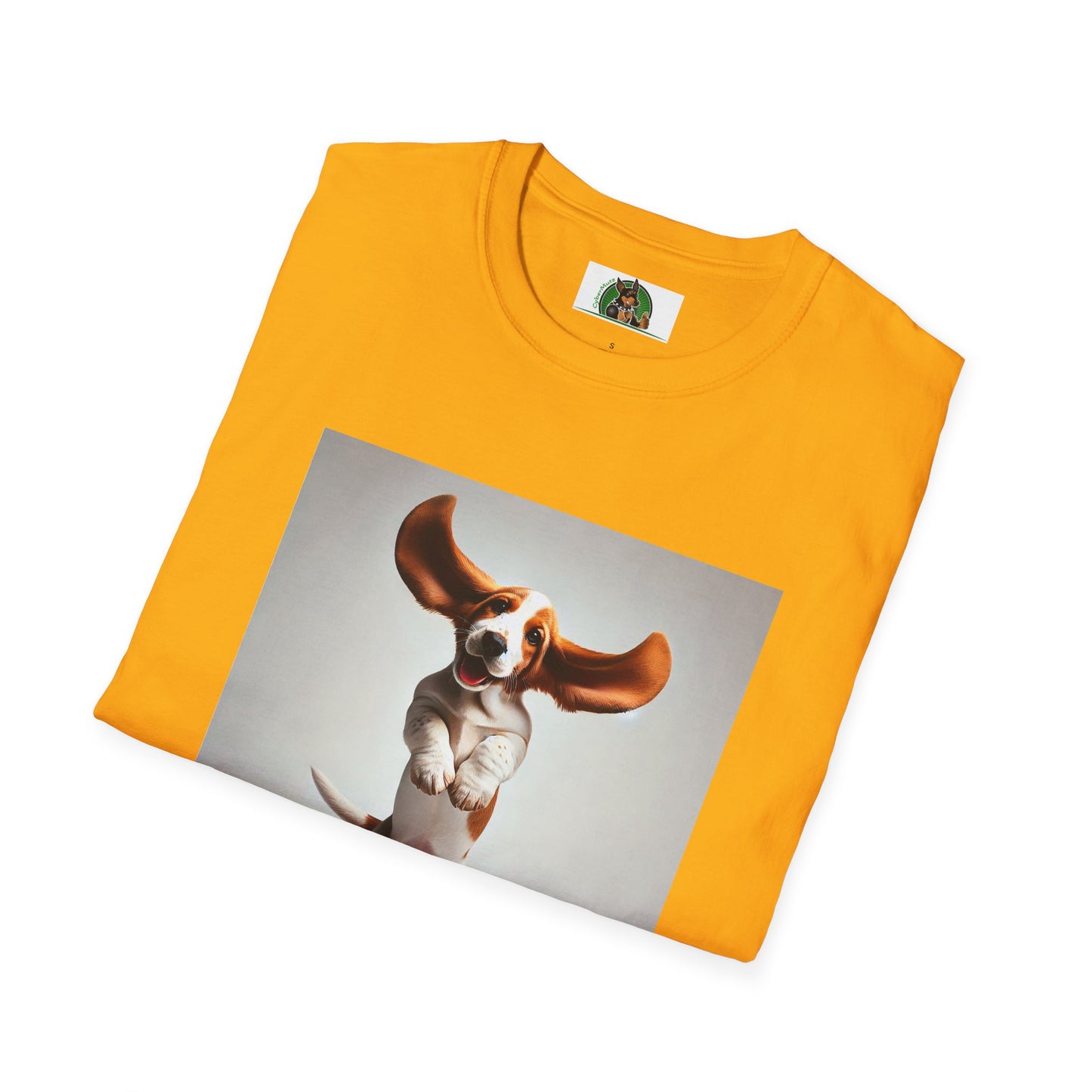 Bassett Hound T-Shirt - Dancing Dog Design