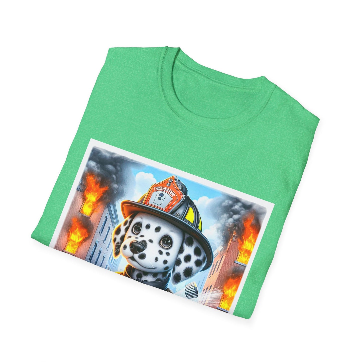 Dalmatian baby fireman t shirt