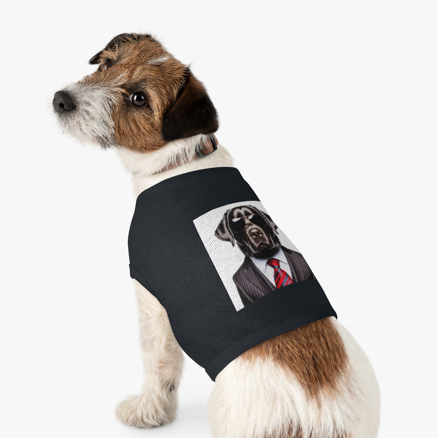 Labrador Retriever black suit shirt Pets Printify