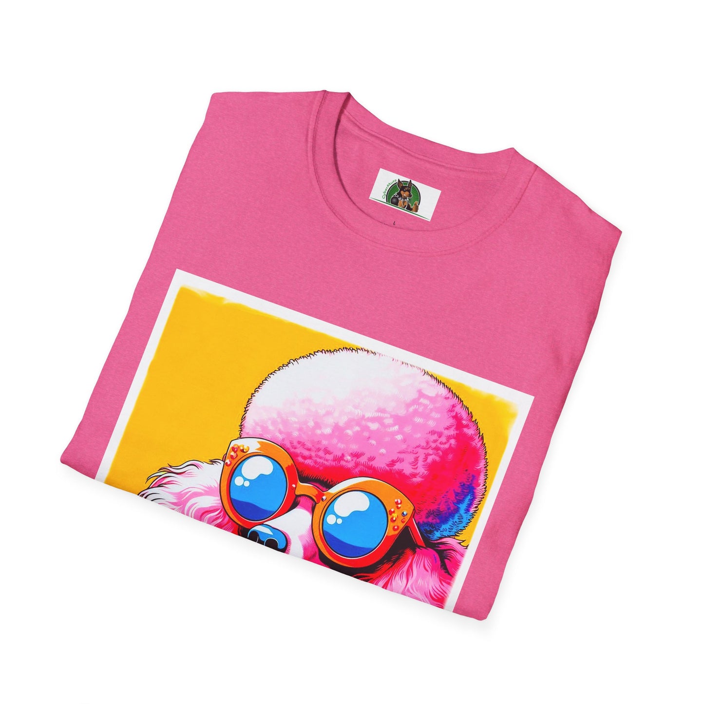 Poodle fluffy pink queen shirt