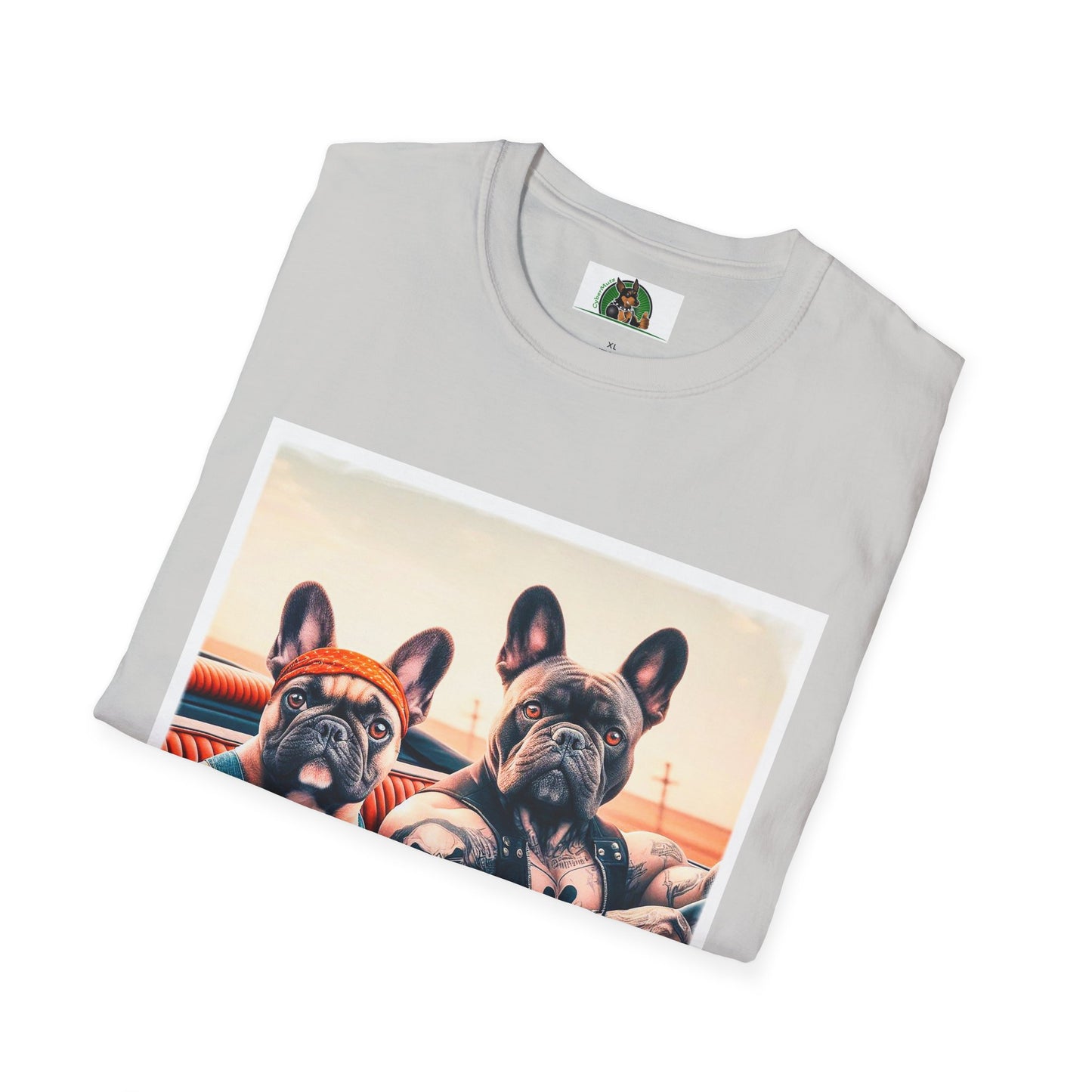 French Bulldog dad and baby t shirt