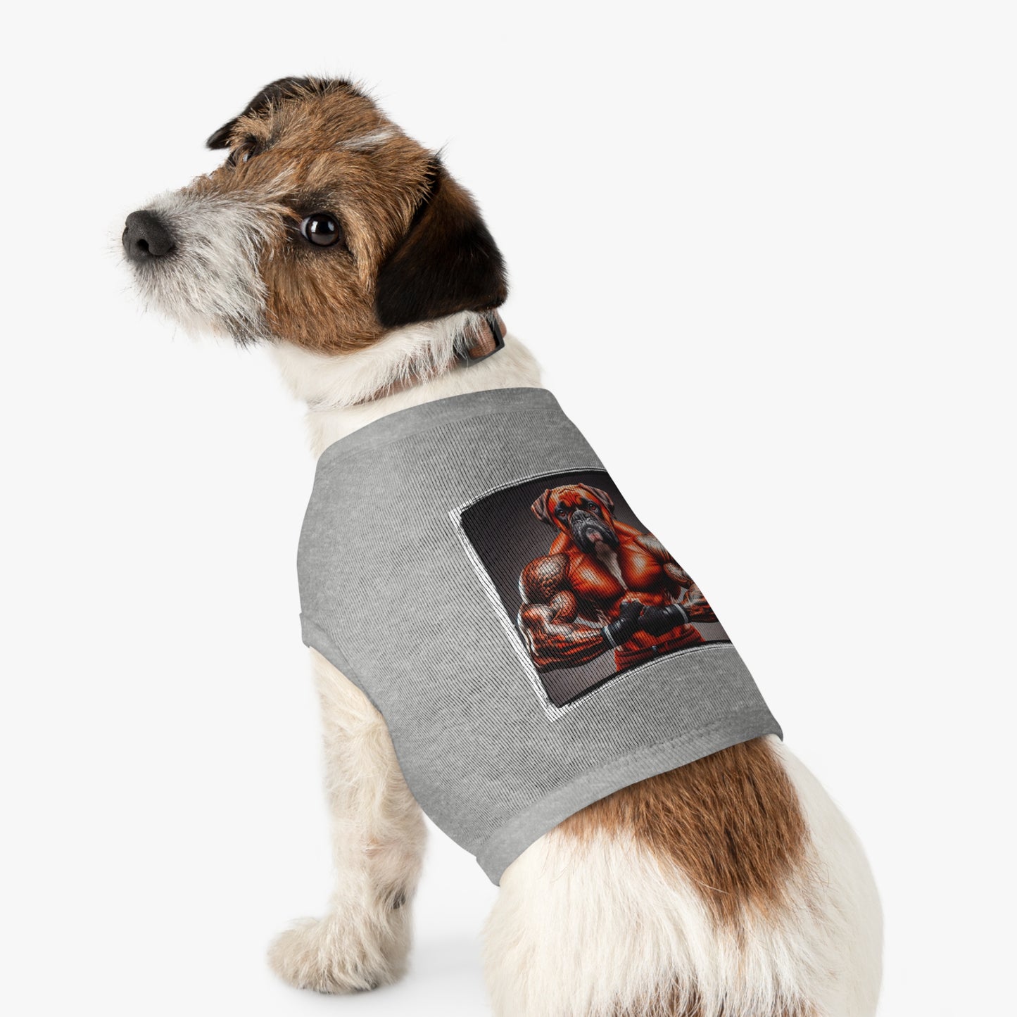 Pet Tank Top Boxer Pets Printify