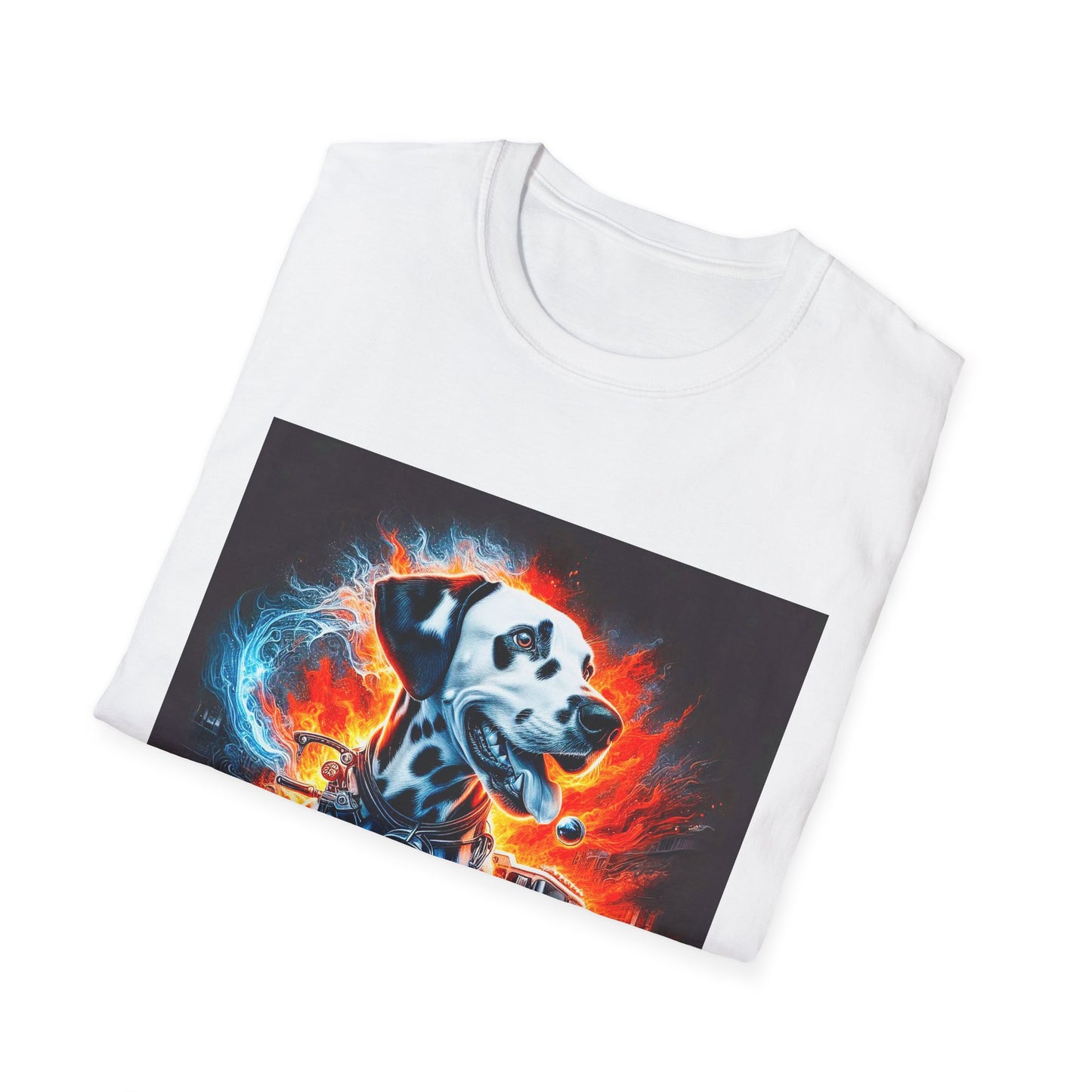 Dalmatian fireman hero t shirt T-Shirt Printify