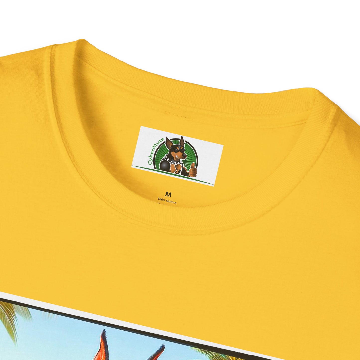 Doberman beach hunk t shirt