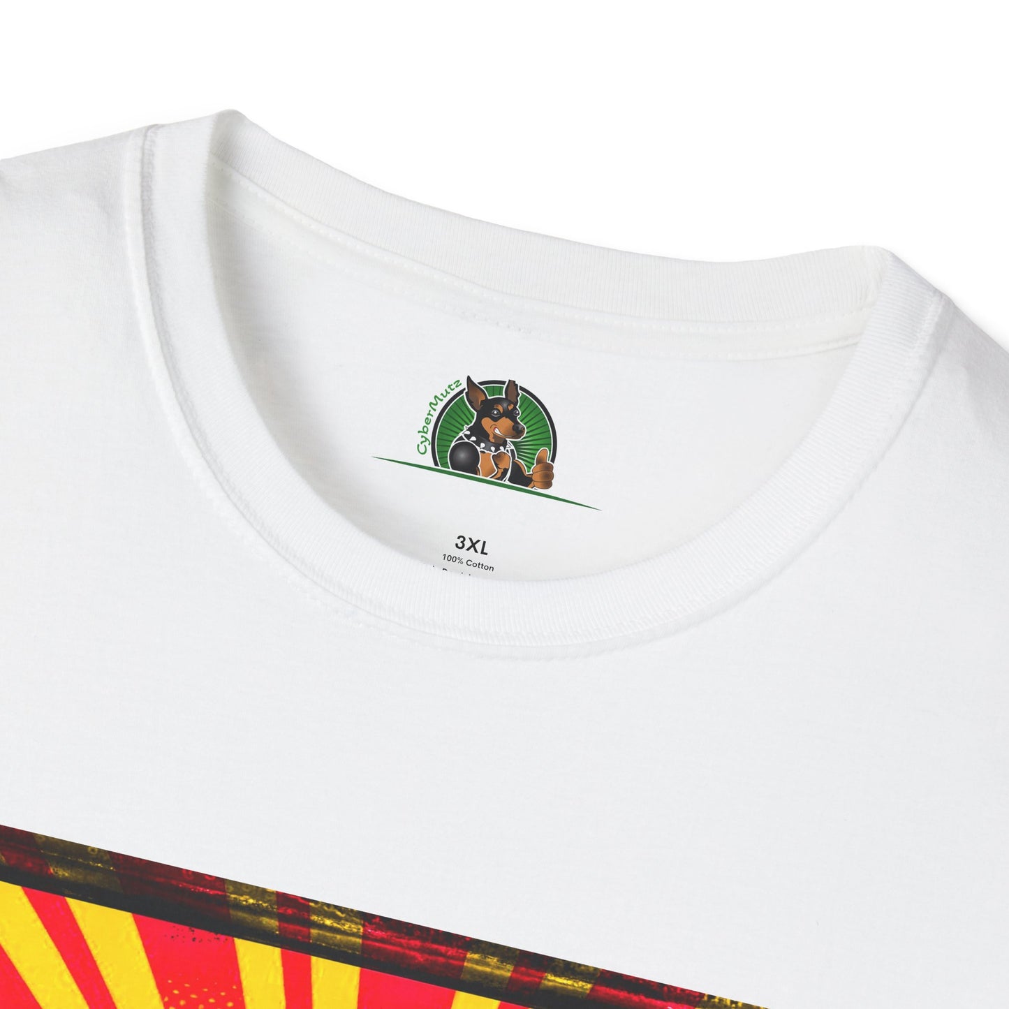 Dalmatian colorful surfing t shirt T-Shirt Printify