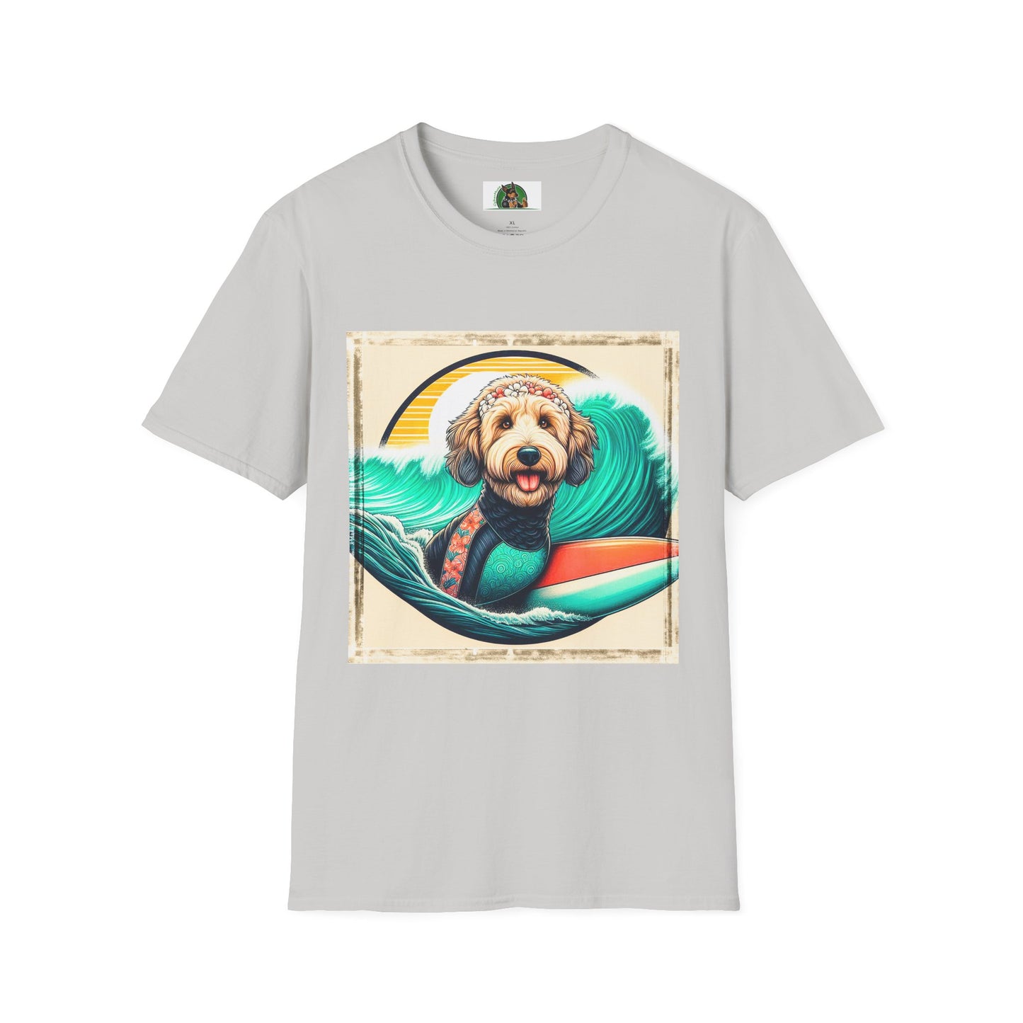 Shepadoodle T-Shirt Printify M Ice Grey