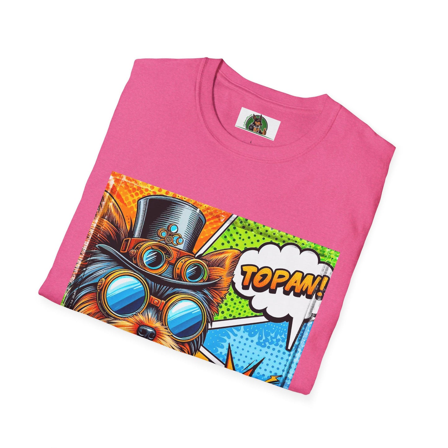 Yorkie pop art shirt