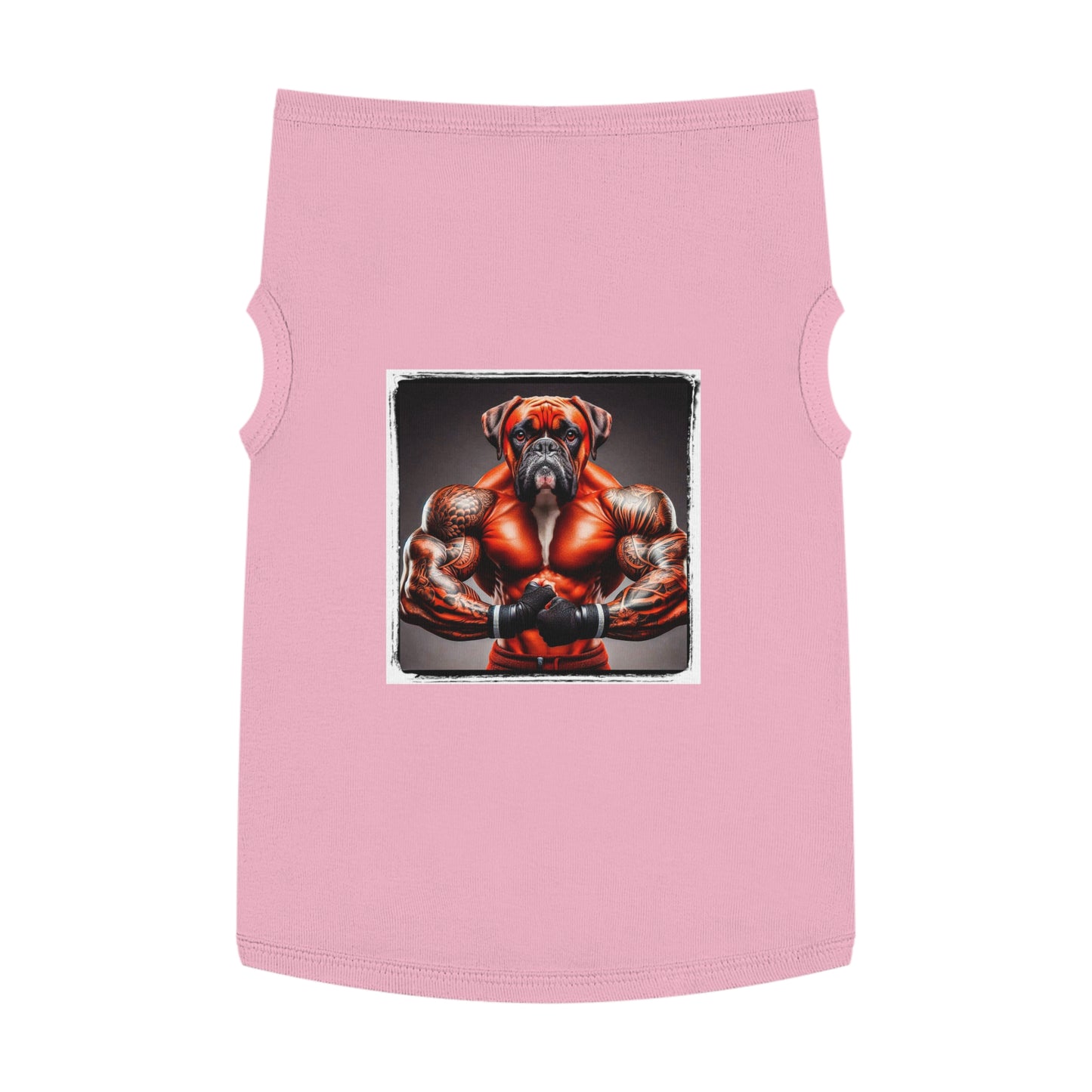 Pet Tank Top Boxer Pets Printify XL Pink