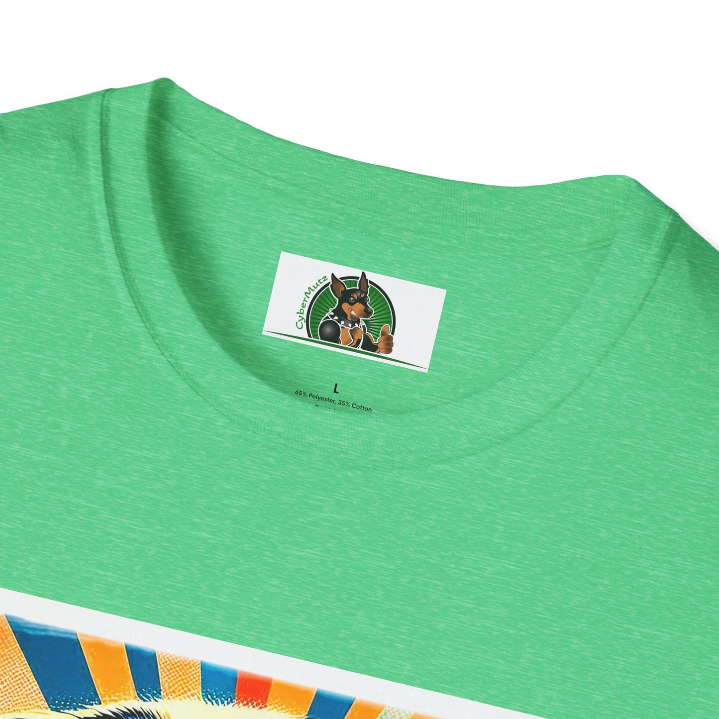 Cavalier King Charles Spaniel Colorful Rainbow T shirt T-Shirt Printify